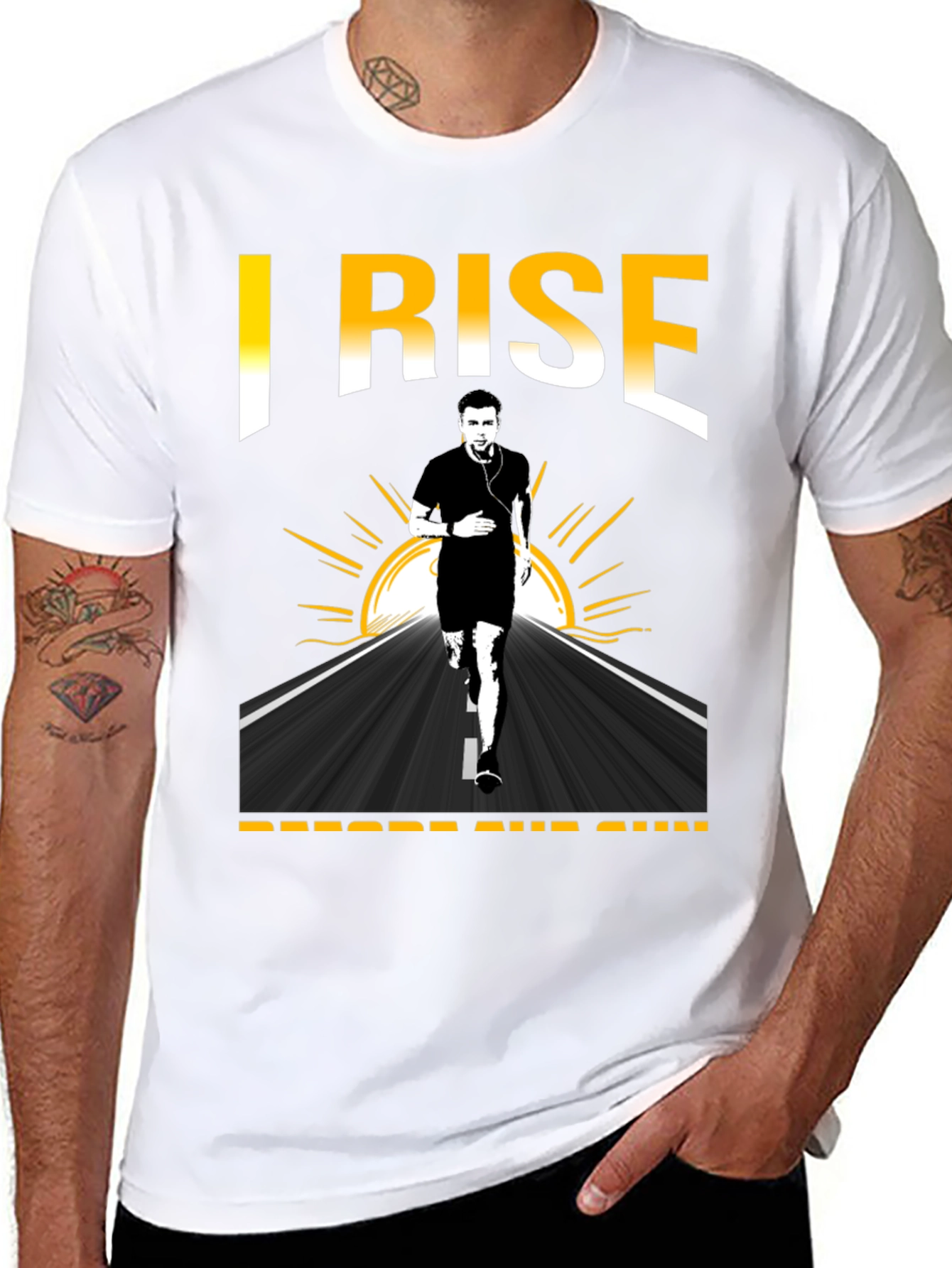 I Rise Before The Sun Running T-Shirt