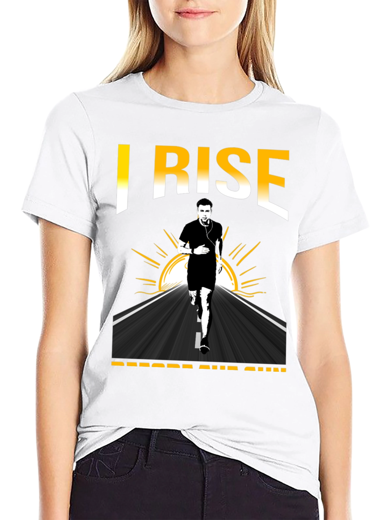 I Rise Before The Sun Running T-Shirt