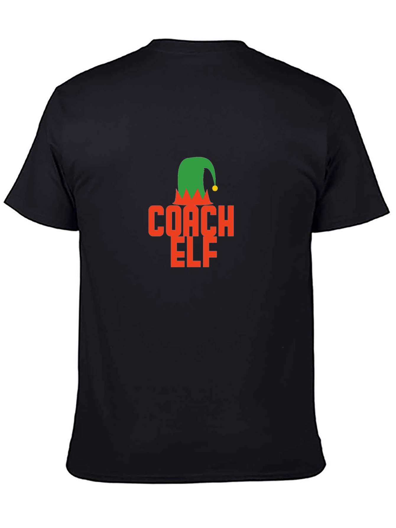Coach Elf Graphic Tee - Holiday Humor