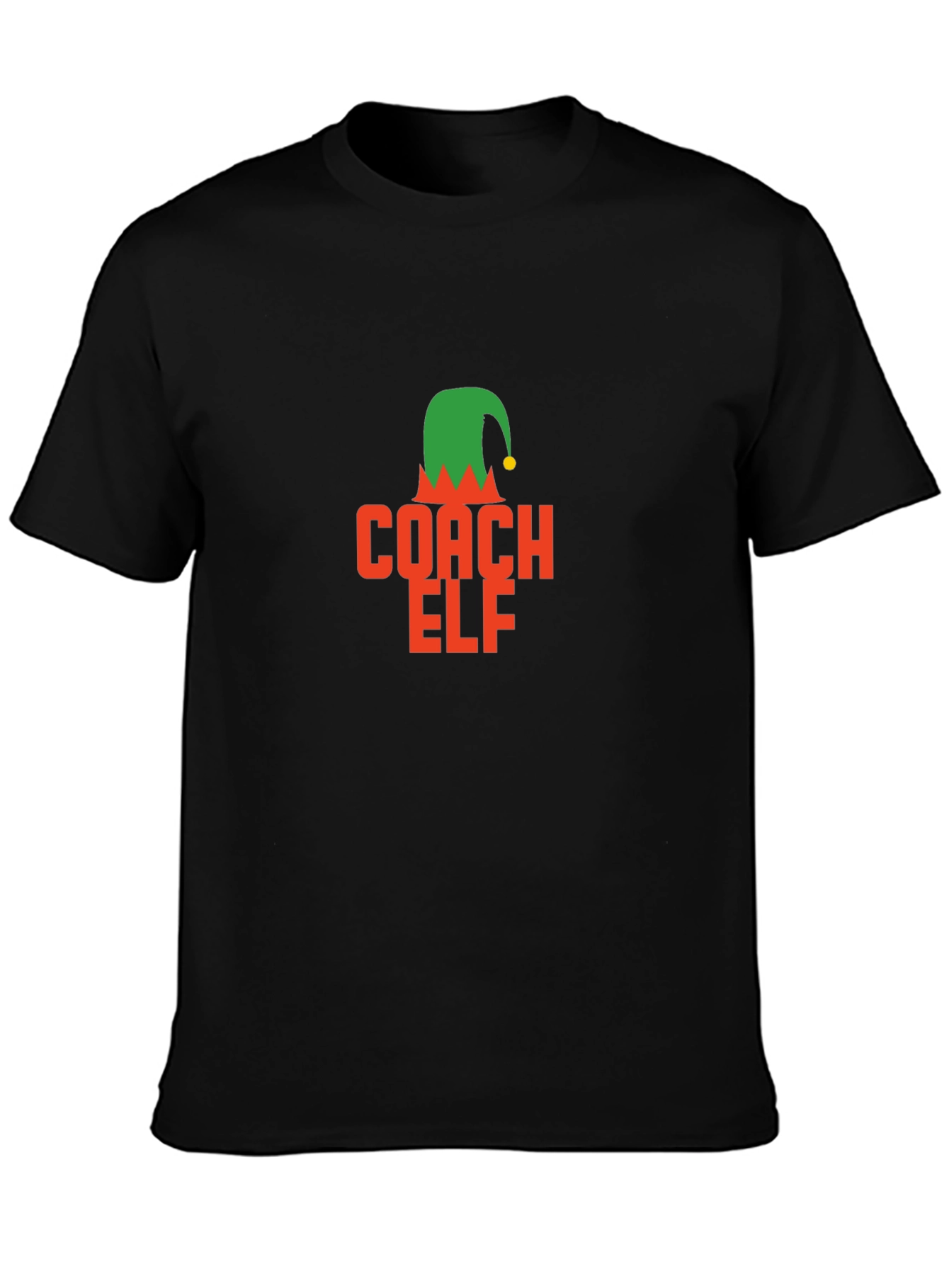 Coach Elf Graphic Tee - Holiday Humor