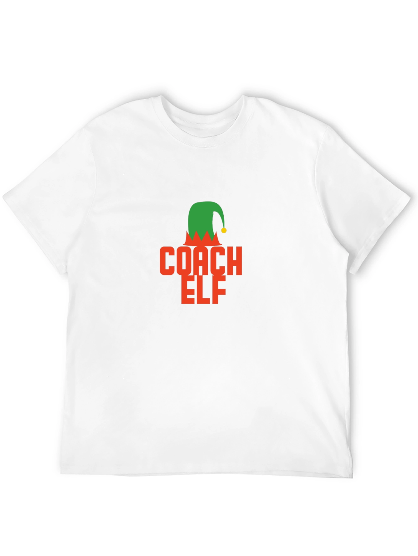 Coach Elf Graphic Tee - Holiday Humor