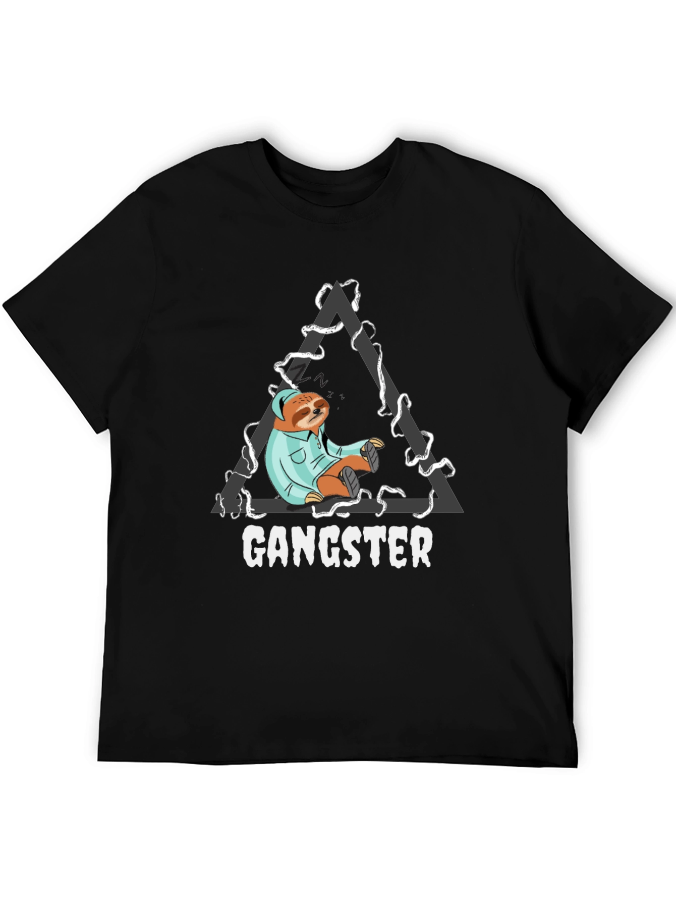 Gangster Sloth T-Shirt - Cool Graphic Tee