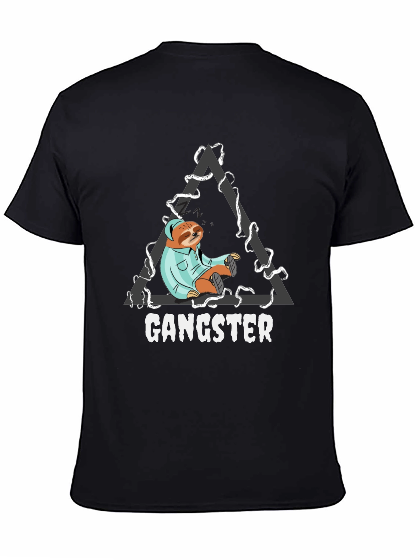 Gangster Sloth T-Shirt - Cool Graphic Tee