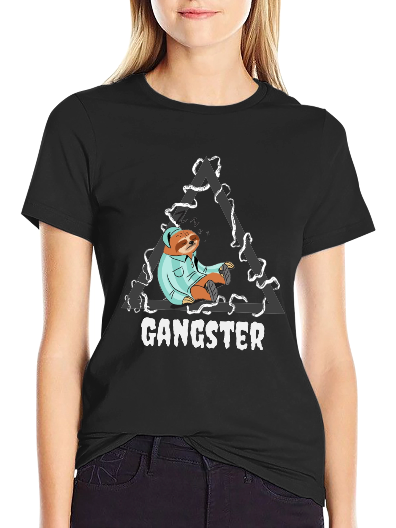 Gangster Sloth T-Shirt - Cool Graphic Tee