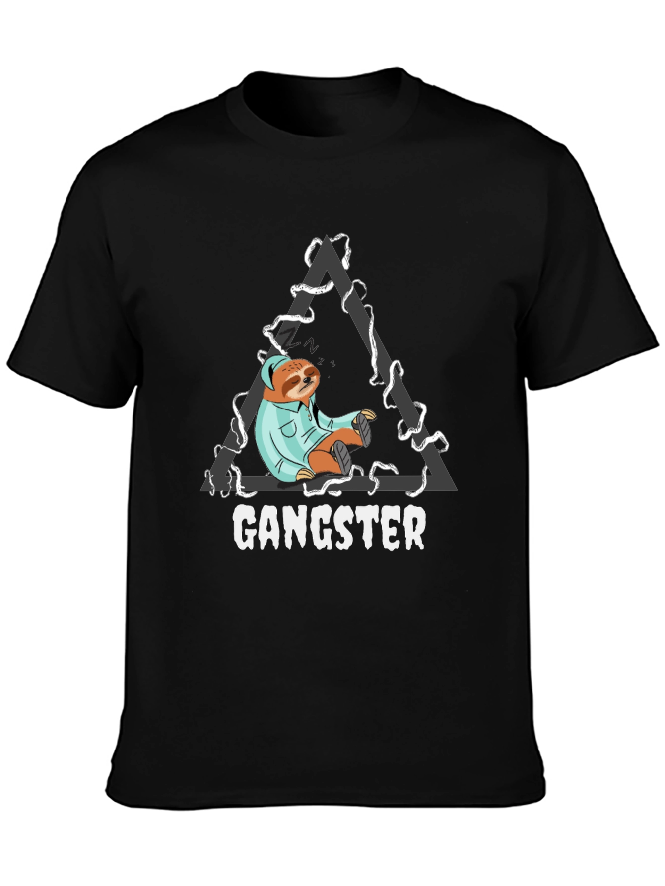 Gangster Sloth T-Shirt - Cool Graphic Tee