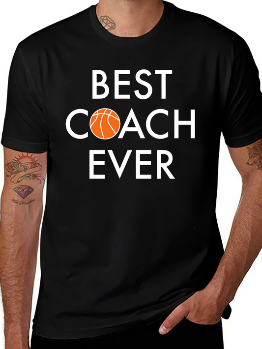 Best Coach Ever T-Shirt - Basketball Gift