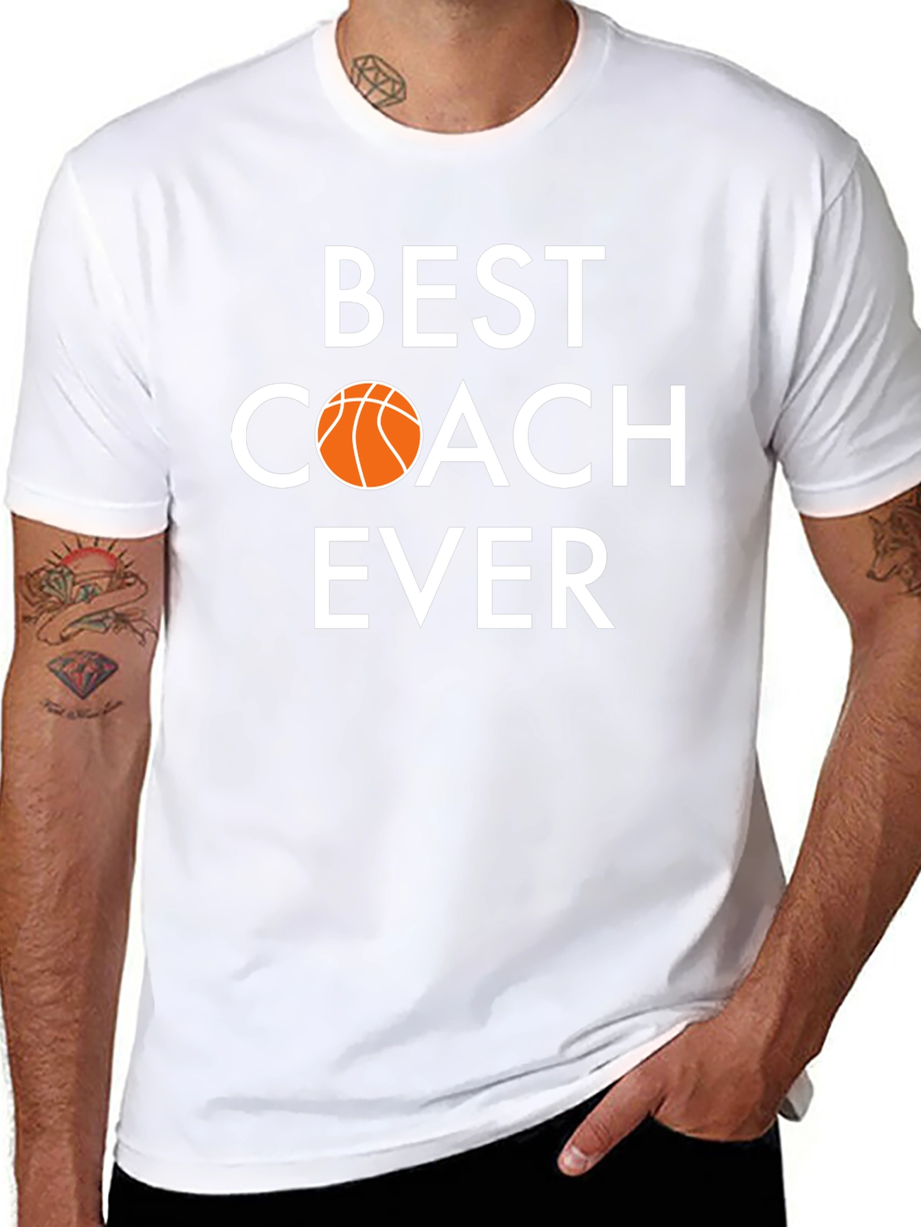 Best Coach Ever T-Shirt - Basketball Gift
