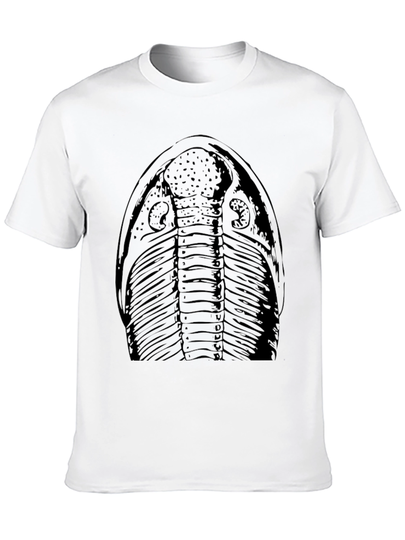 Trilobite Graphic Tee - Black Cotton T-Shirt