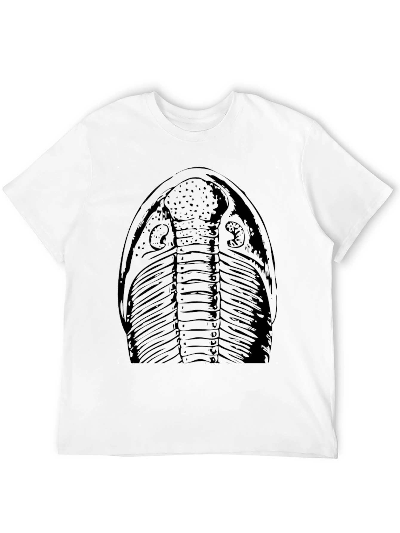 Trilobite Graphic Tee - Black Cotton T-Shirt