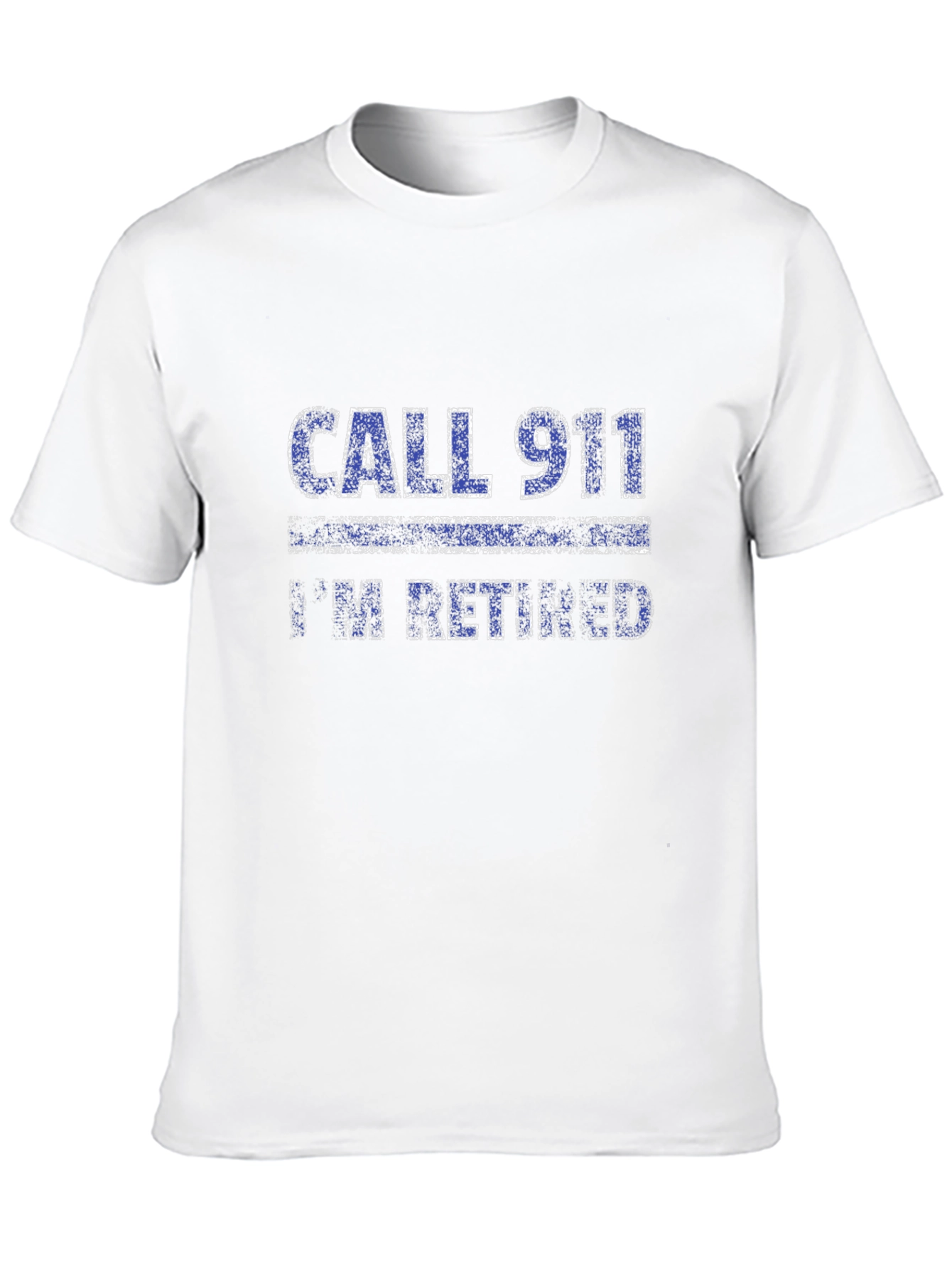 Retired Call 911 Graphic Tee - Black