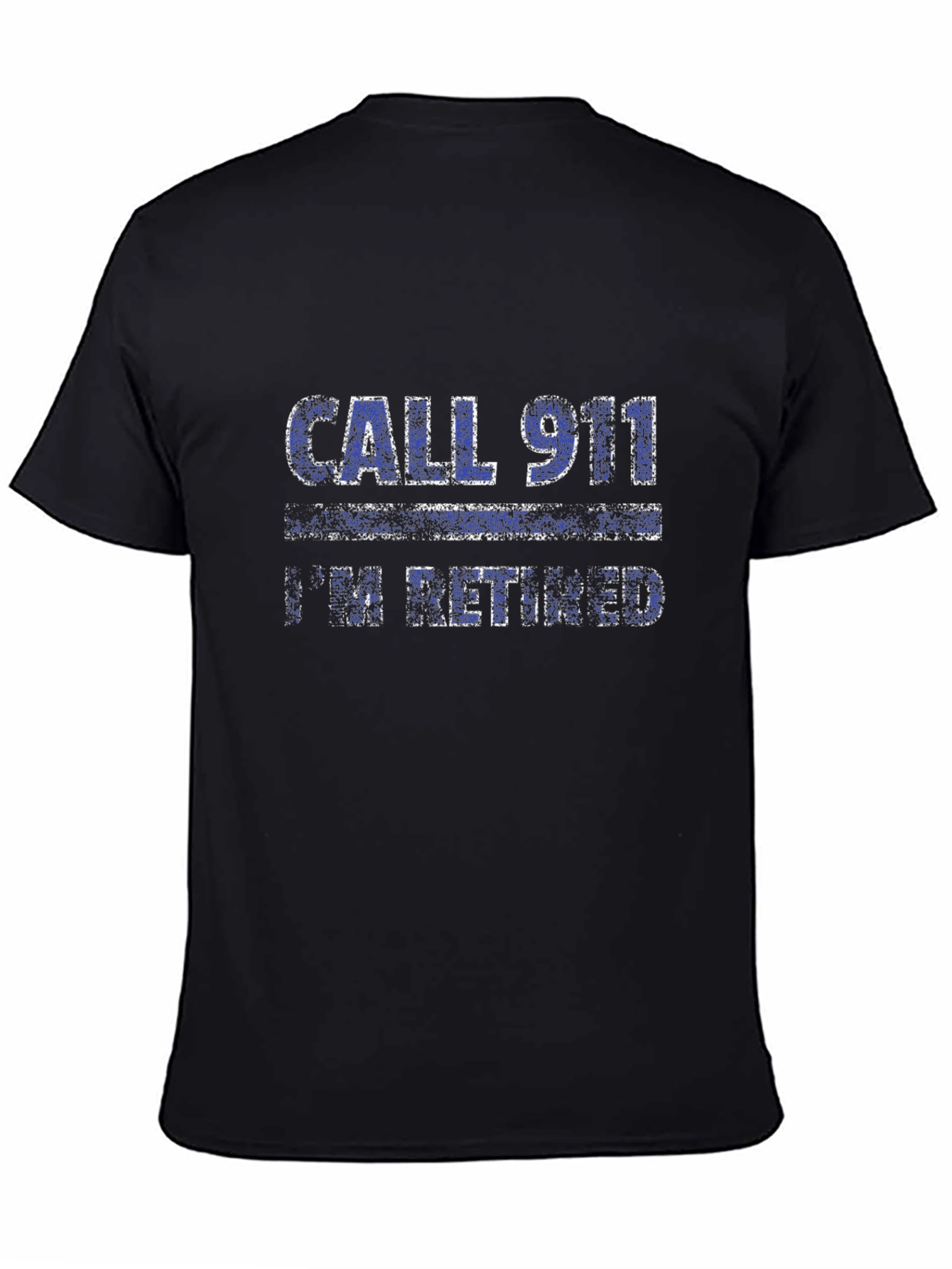 Retired Call 911 Graphic Tee - Black