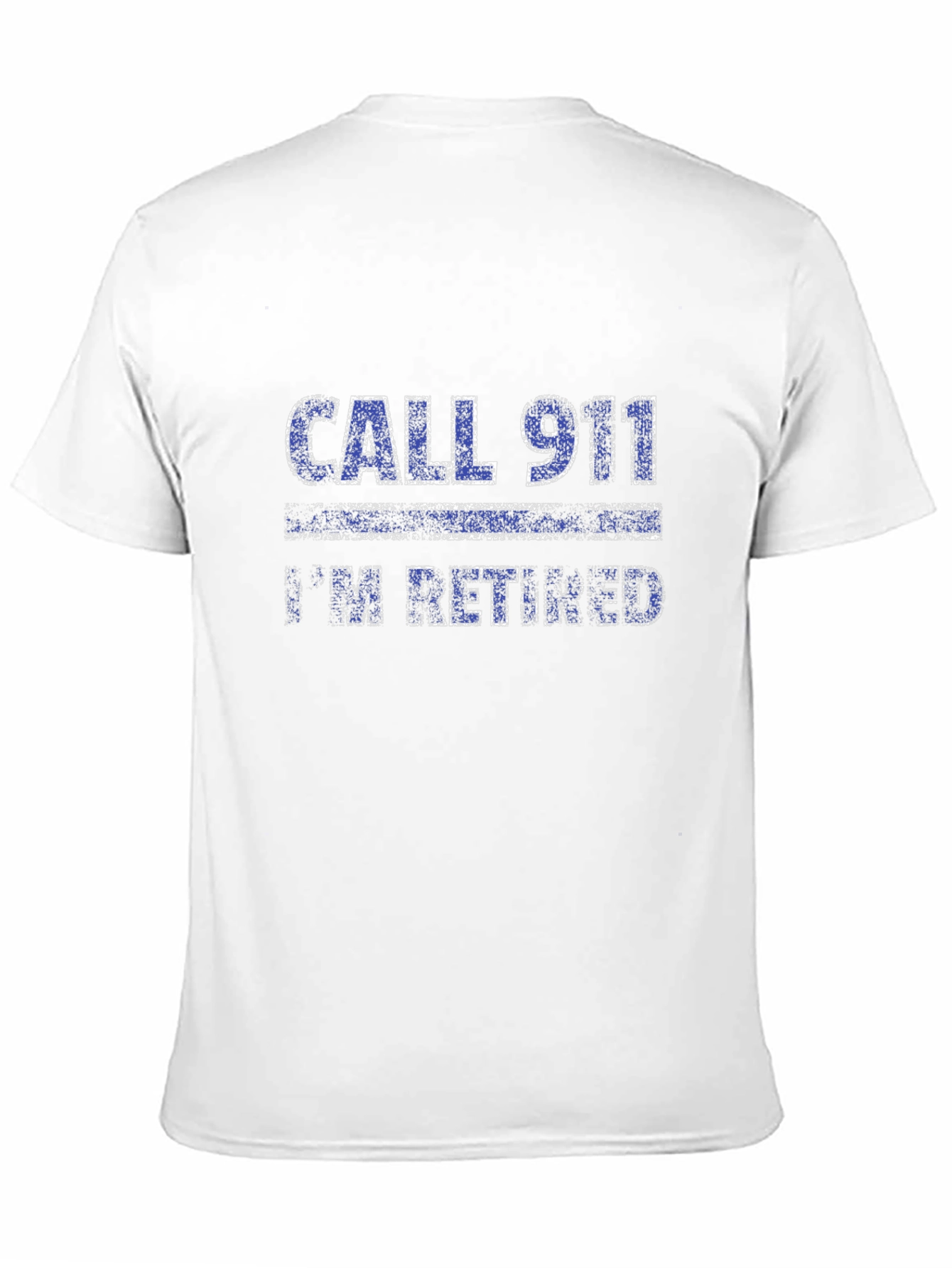 Retired Call 911 Graphic Tee - Black