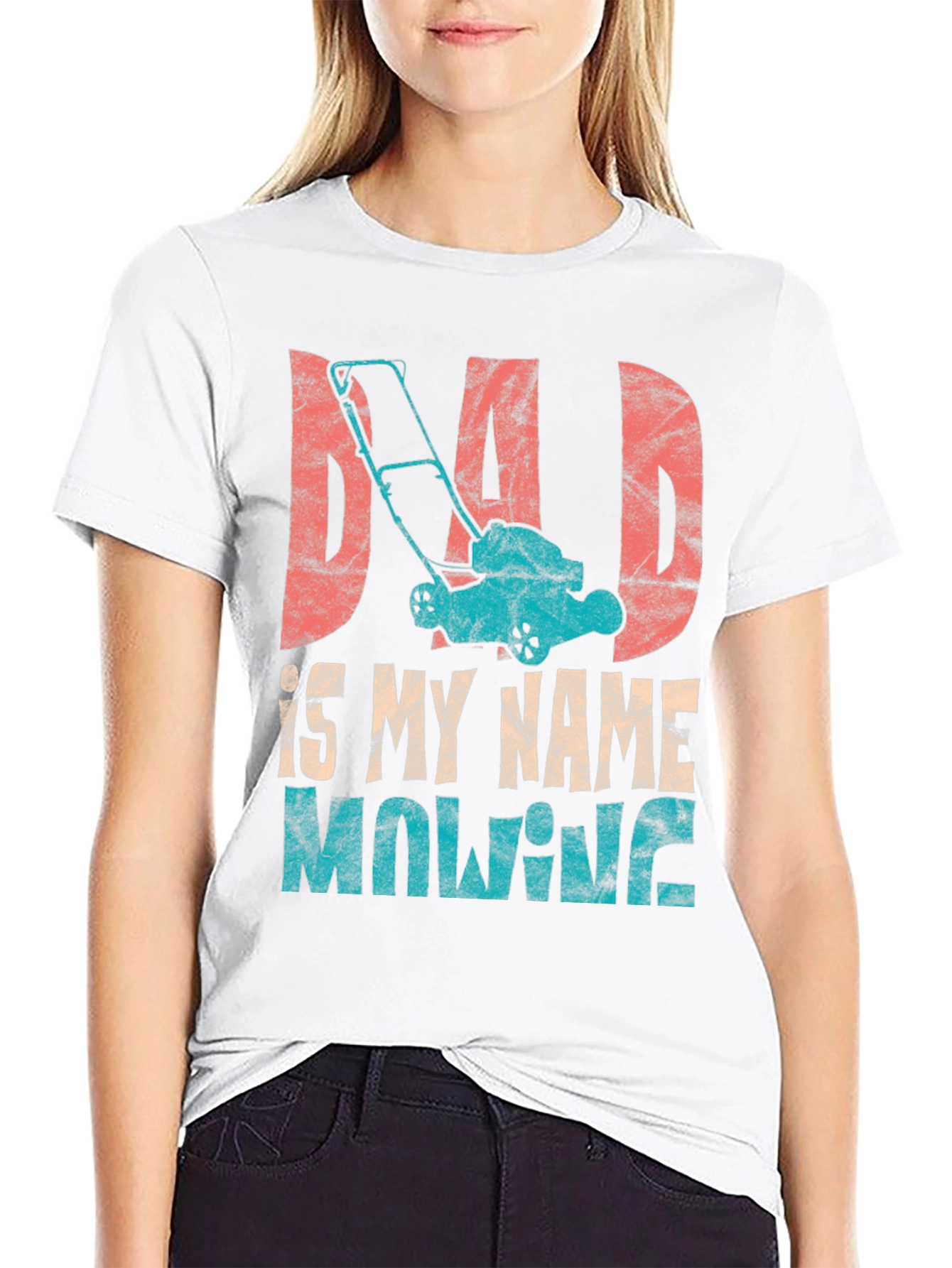 Dad Mowing Shirt - Lawn Care Fathers Day Tee