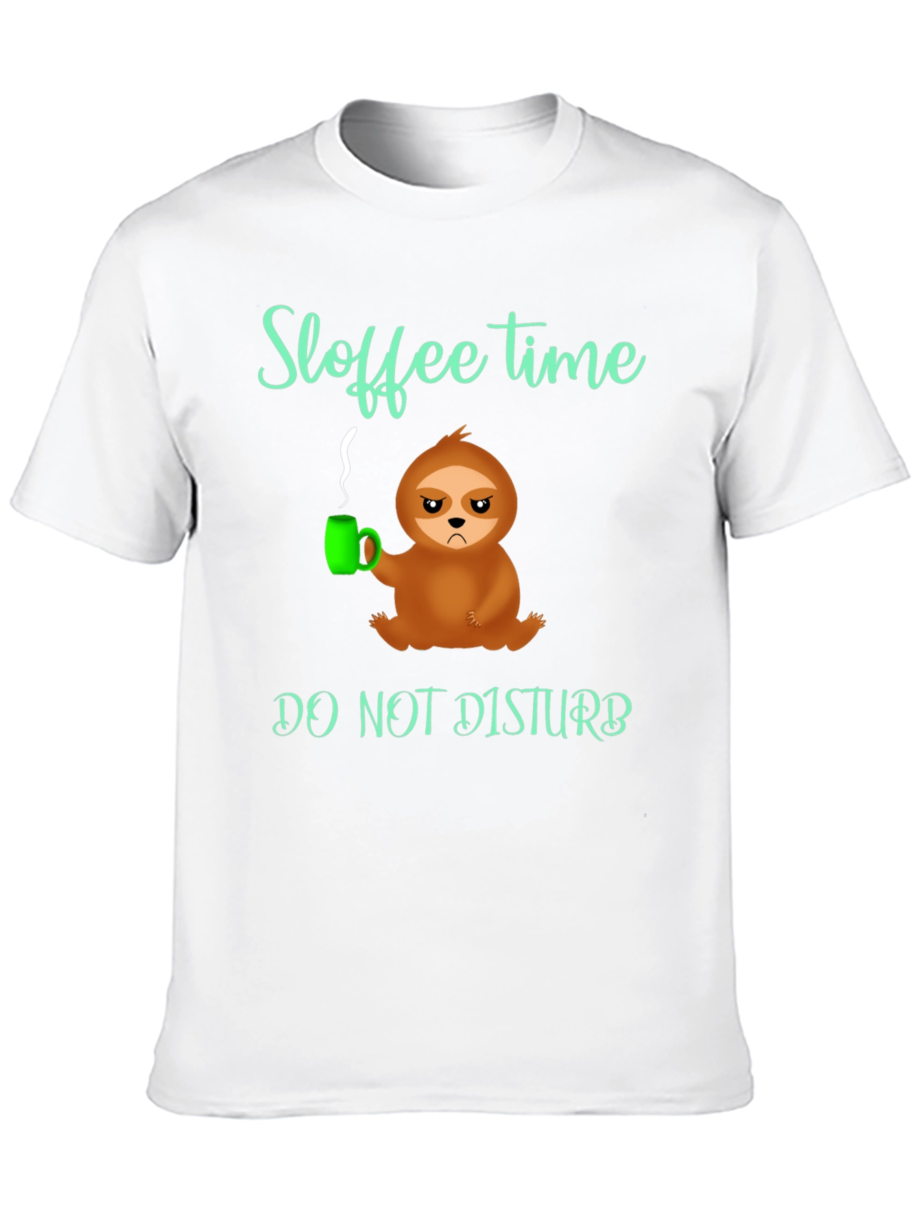 Sloffee Time Sloth Graphic Tee - Do Not Disturb