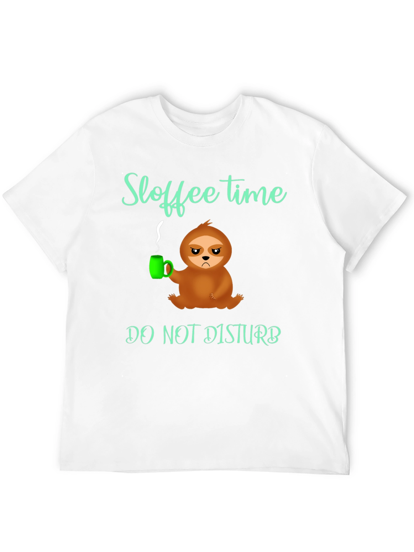 Sloffee Time Sloth Graphic Tee - Do Not Disturb