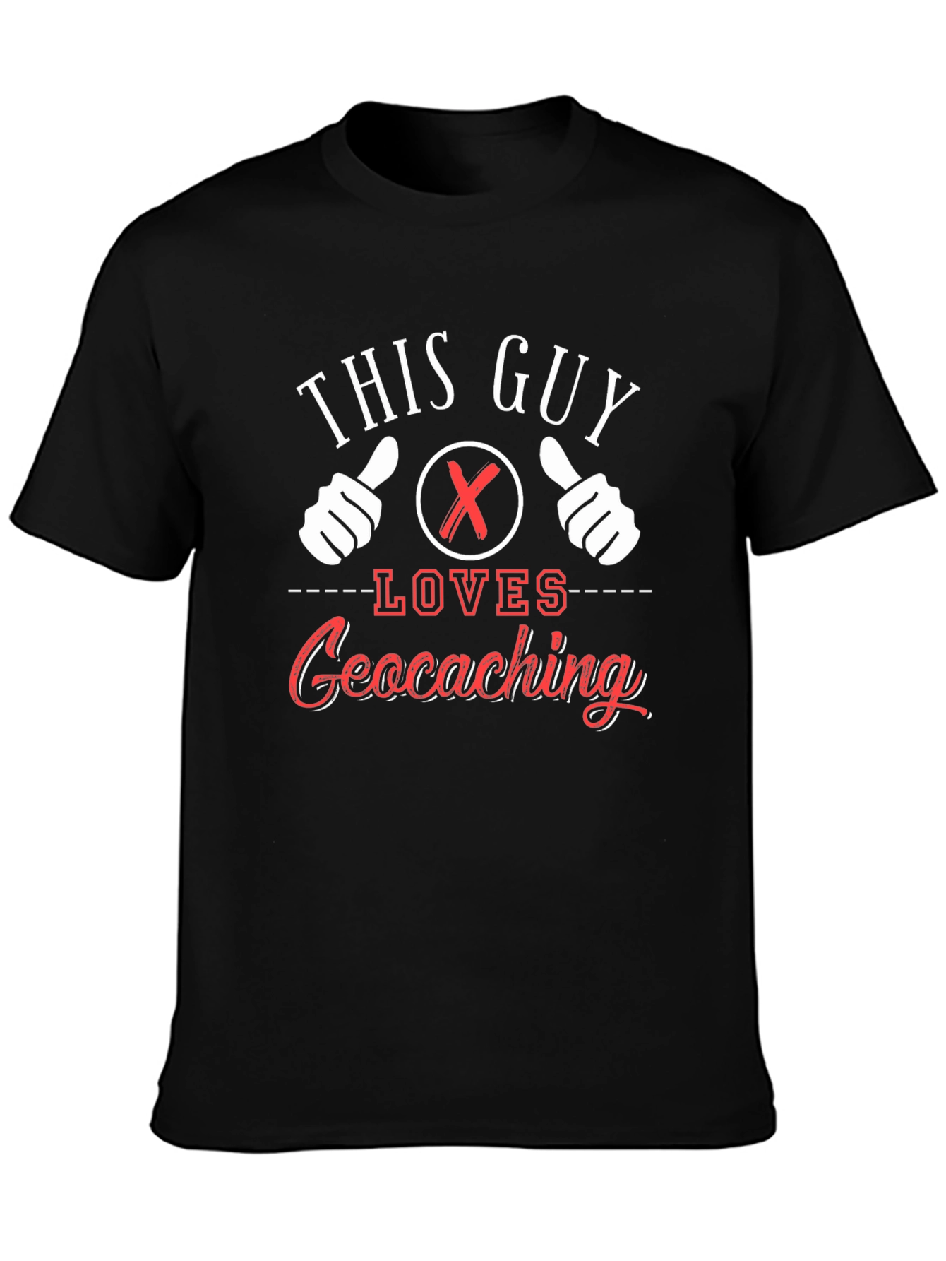 This Guy Loves Geocaching T-Shirt - Novelty Design