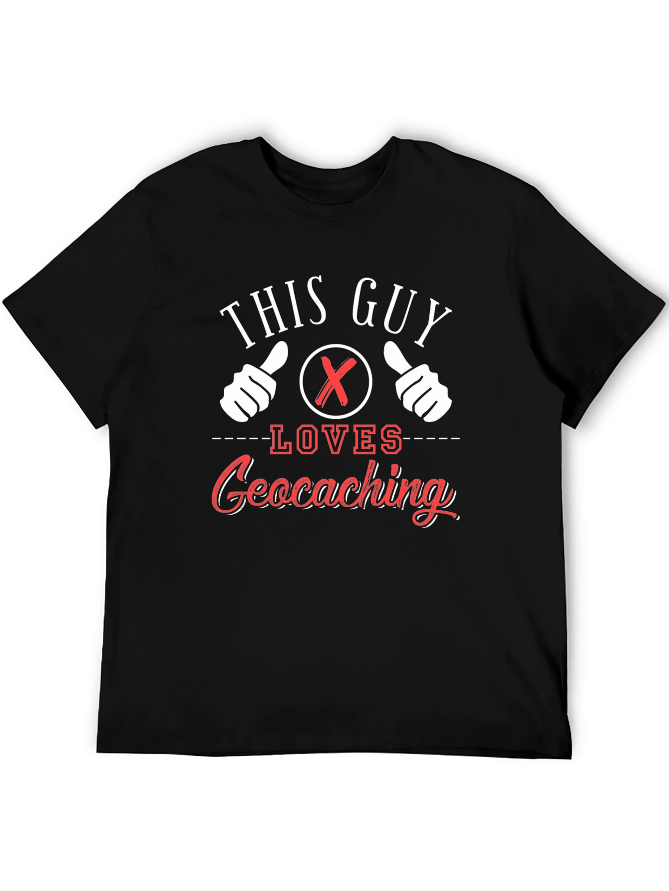 This Guy Loves Geocaching T-Shirt - Novelty Design