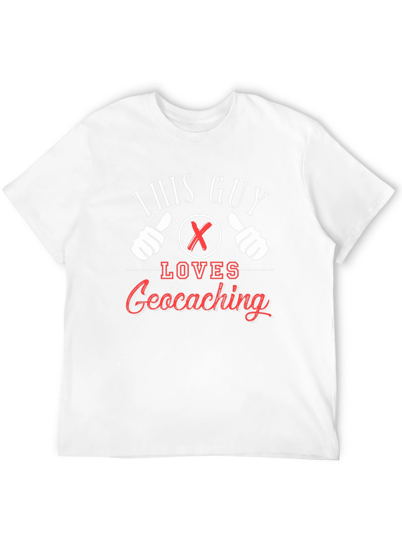 This Guy Loves Geocaching T-Shirt - Novelty Design