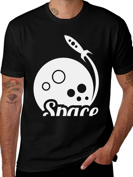 Space Rocket T-Shirt - Unique Graphic Tee