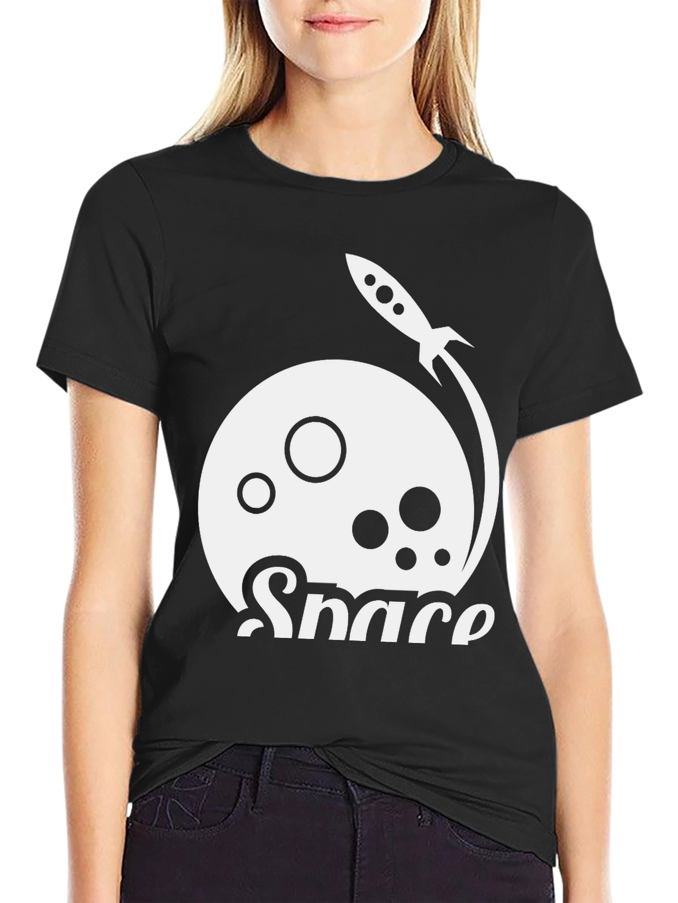 Space Rocket T-Shirt - Unique Graphic Tee