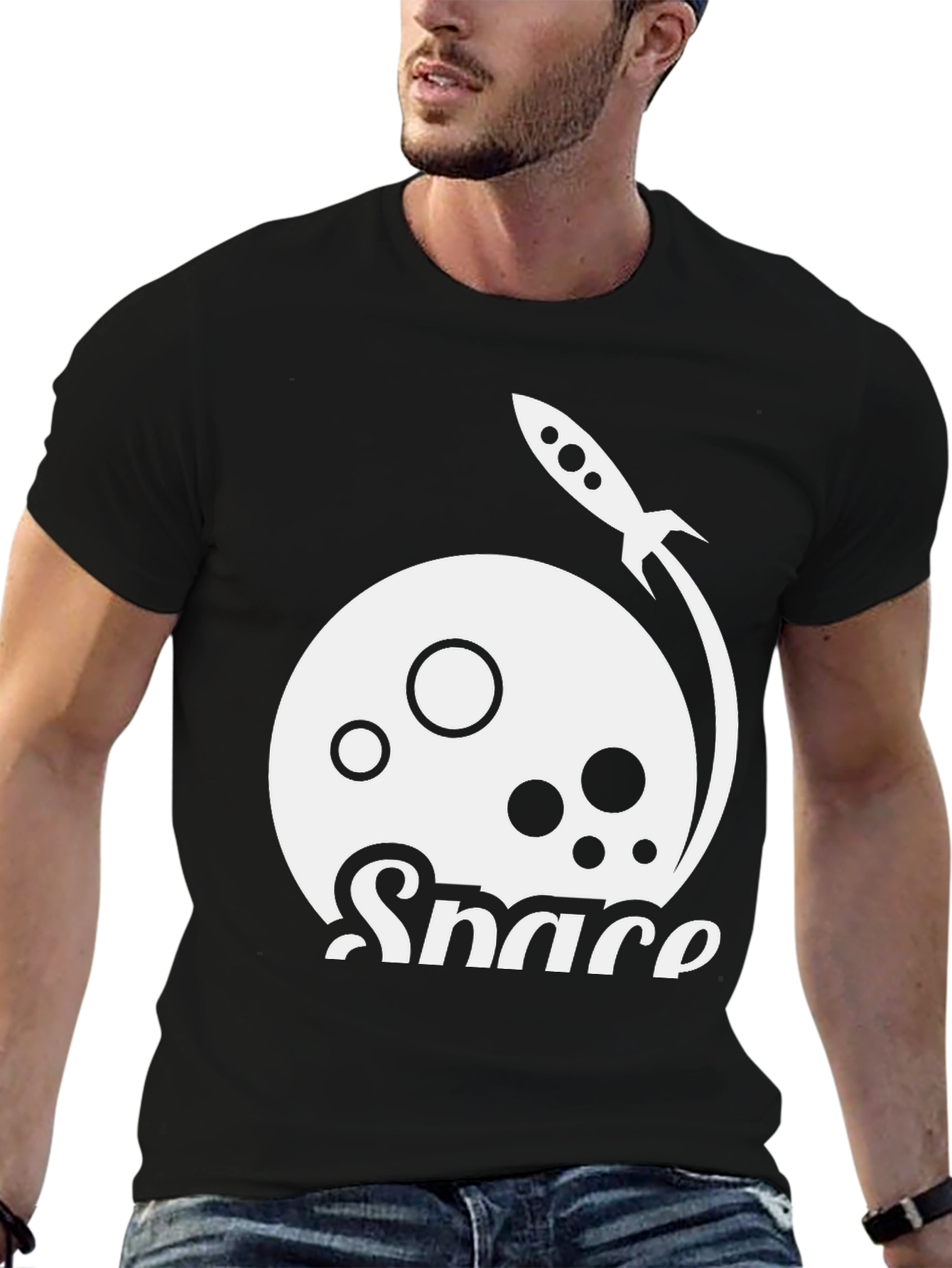 Space Rocket T-Shirt - Unique Graphic Tee