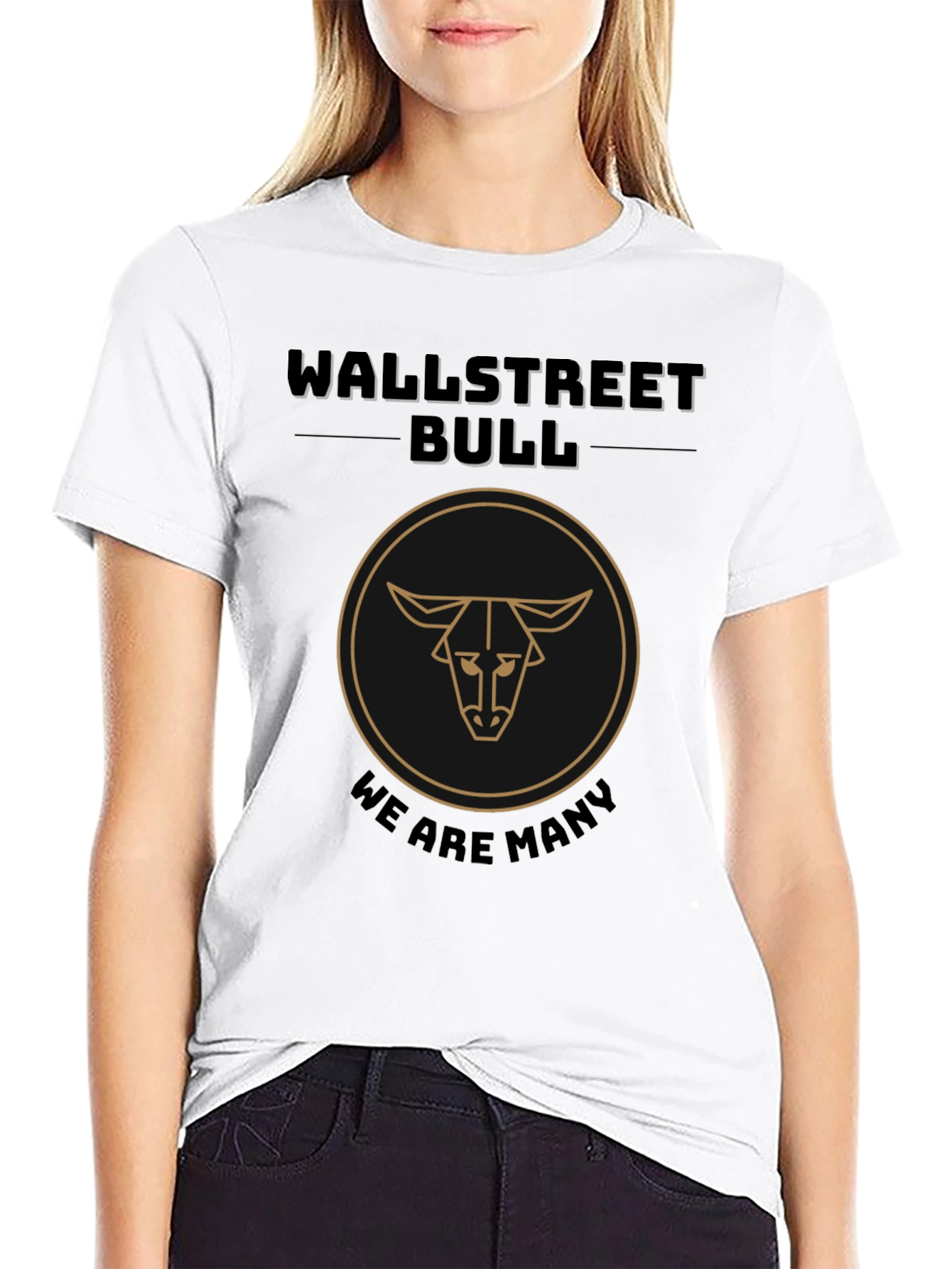 Wallstreet Bull Graphic Tee - We Are Many