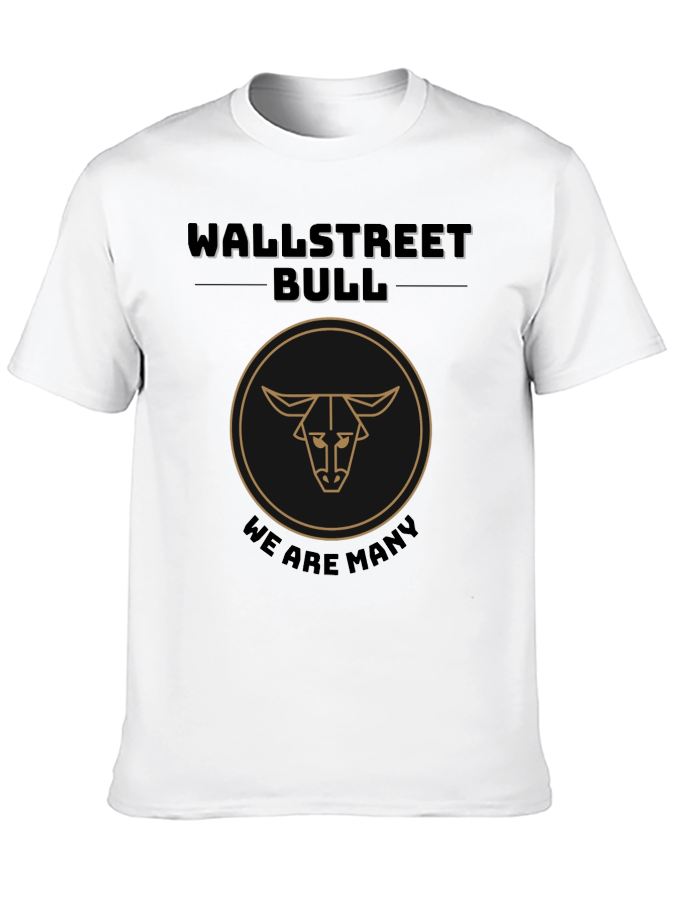 Wallstreet Bull Graphic Tee - We Are Many