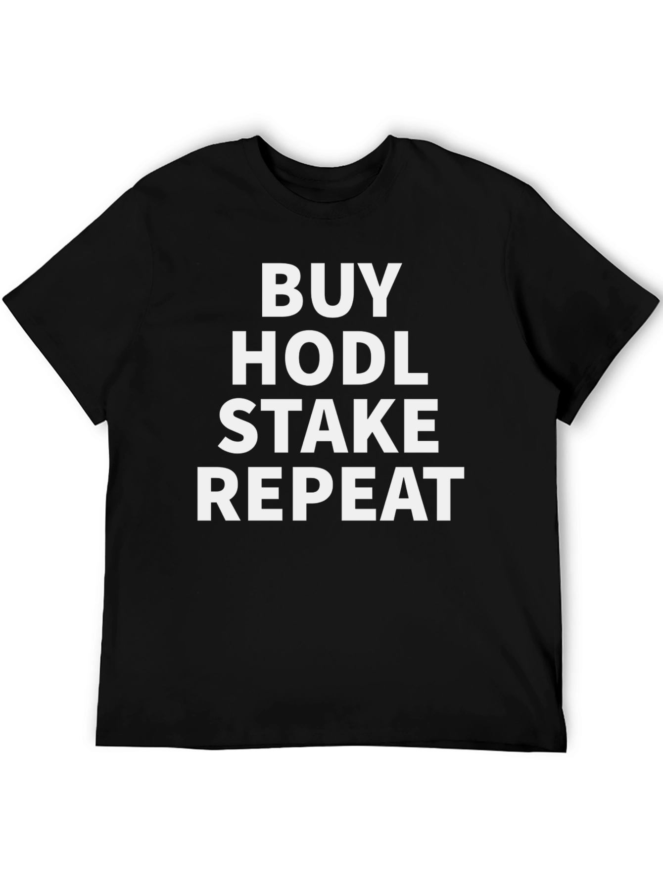 Buy HODL Stake Repeat Crypto T-Shirt