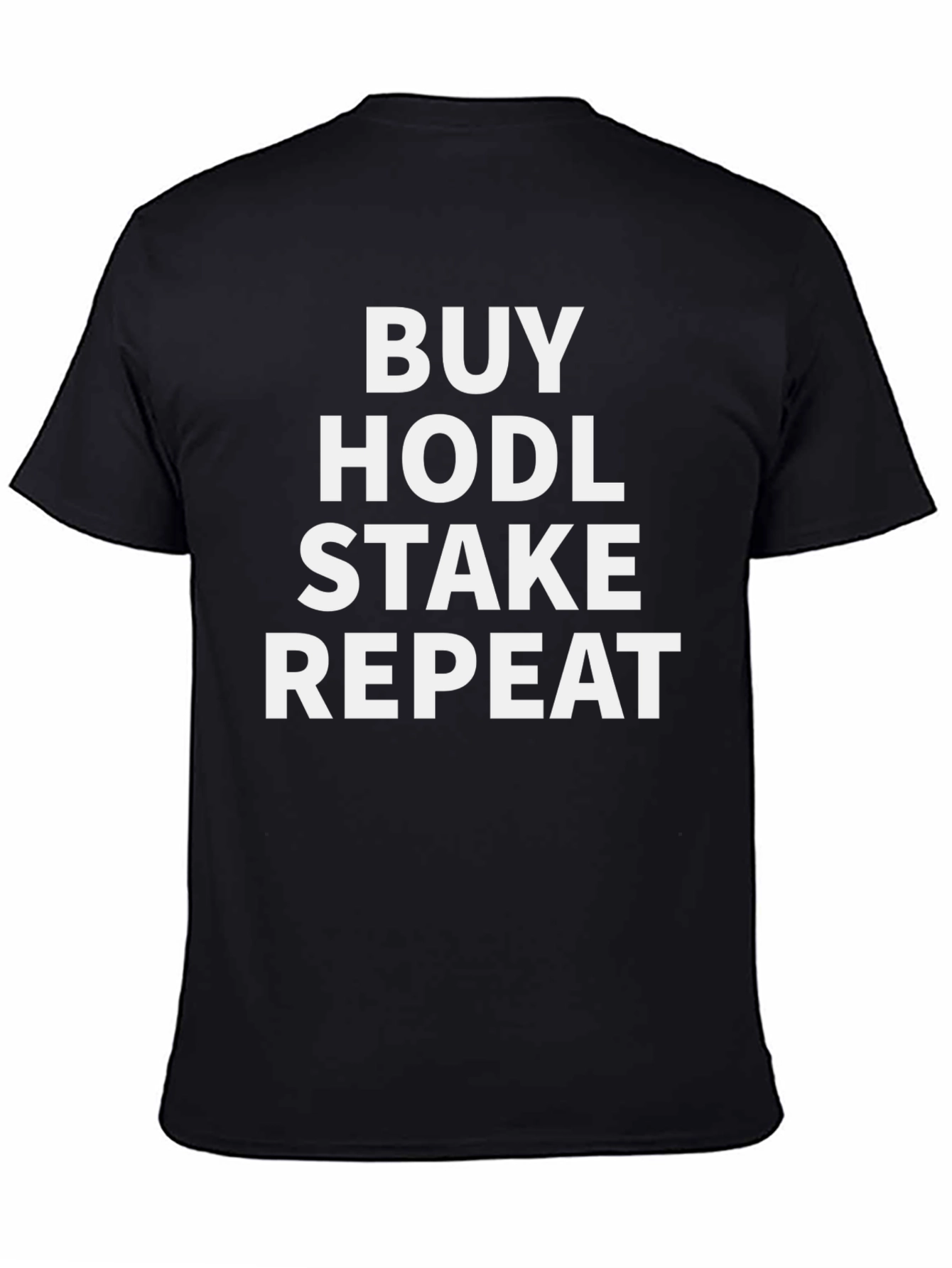 Buy HODL Stake Repeat Crypto T-Shirt