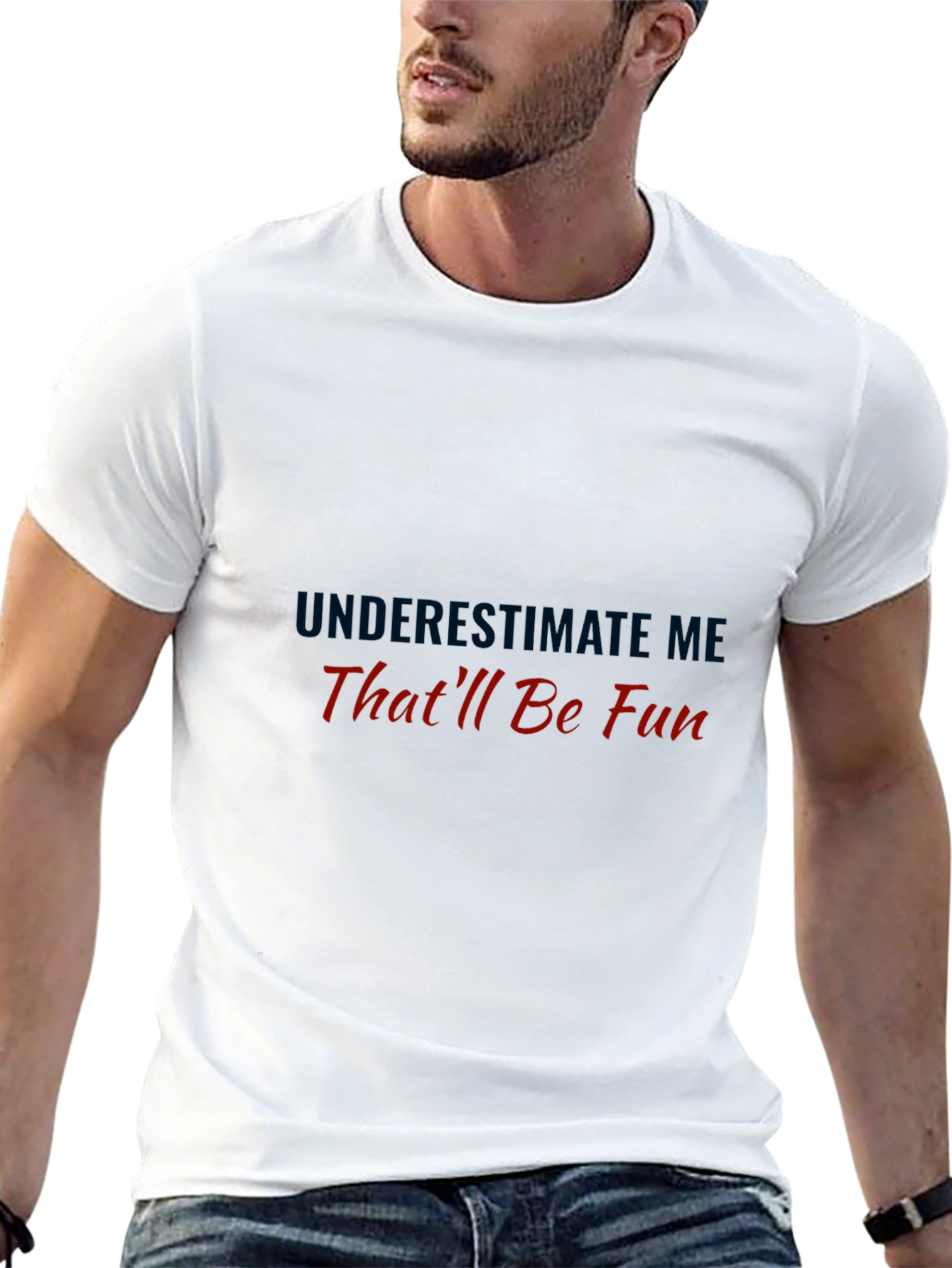 Underestimate Me Thatll Be Fun Black Tee