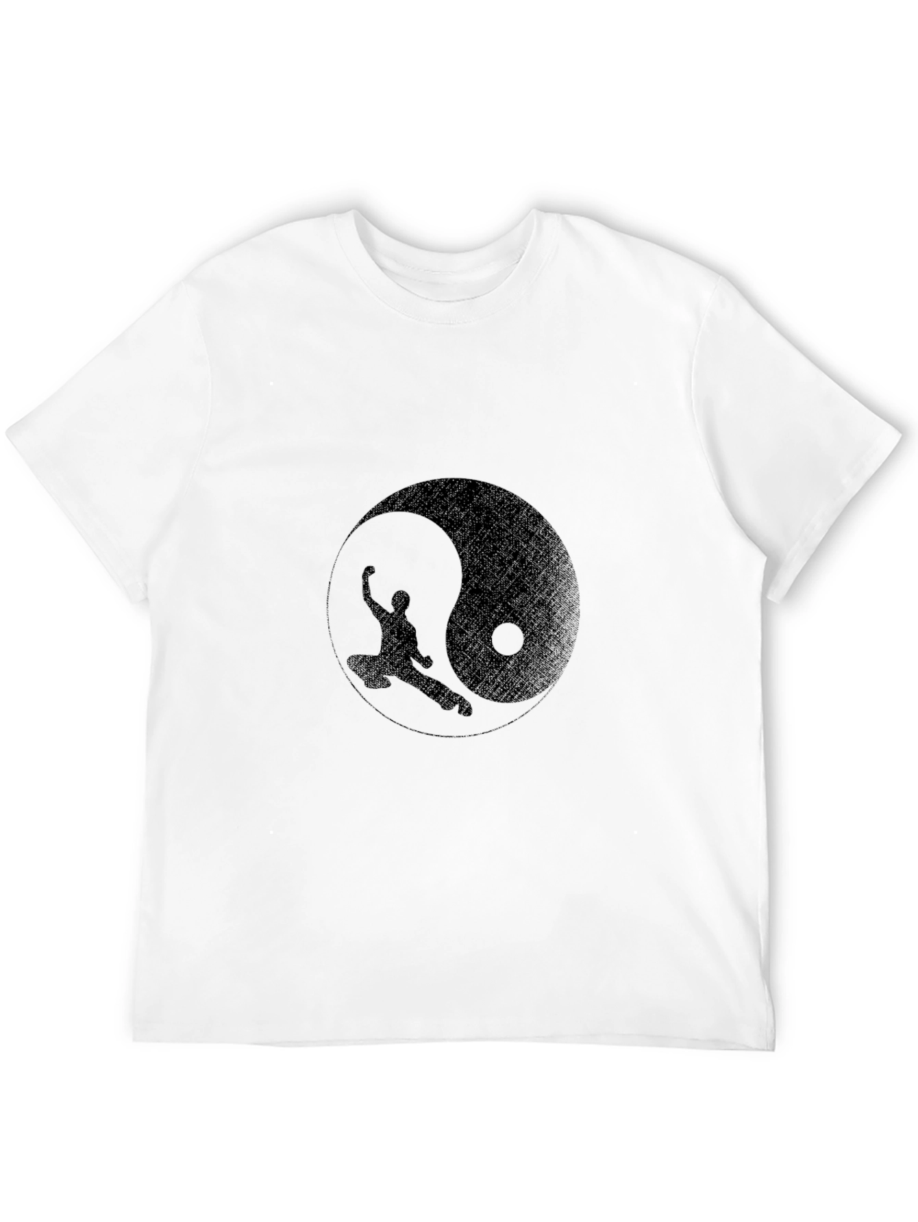 Yin Yang Martial Arts Graphic Tee - Black
