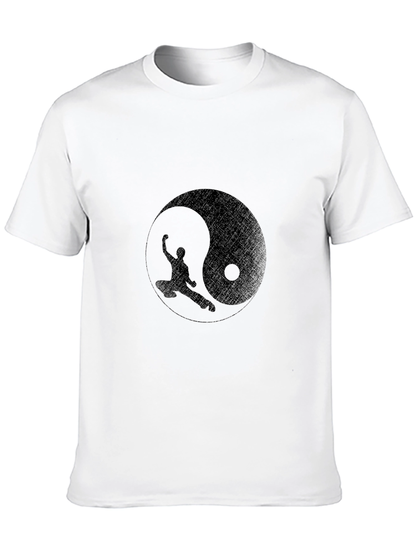 Yin Yang Martial Arts Graphic Tee - Black