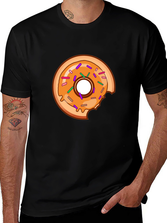 Donut Graphic T-Shirt - Casual Bite Tee
