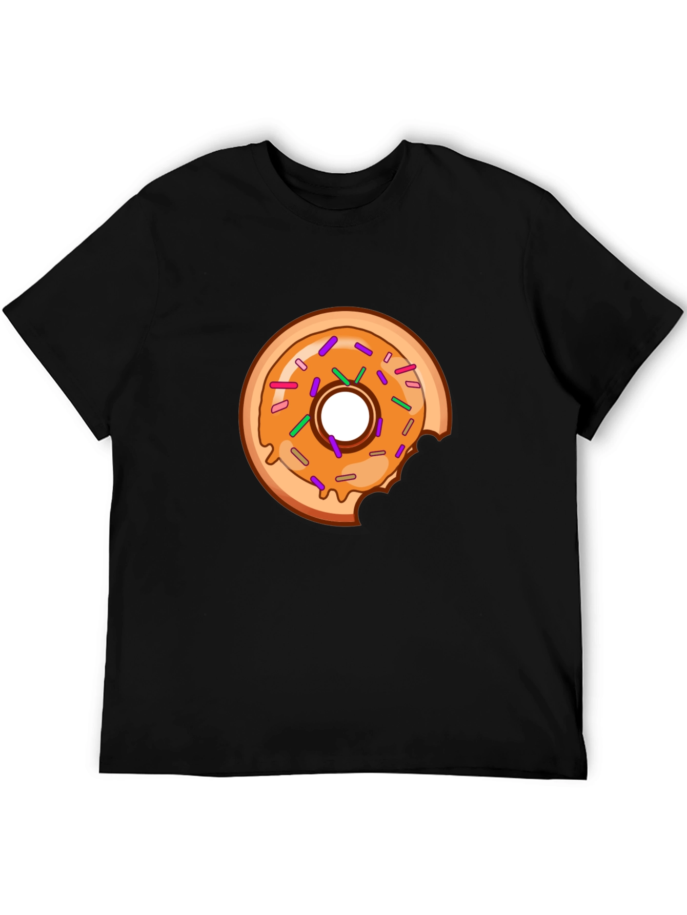 Donut Graphic T-Shirt - Casual Bite Tee