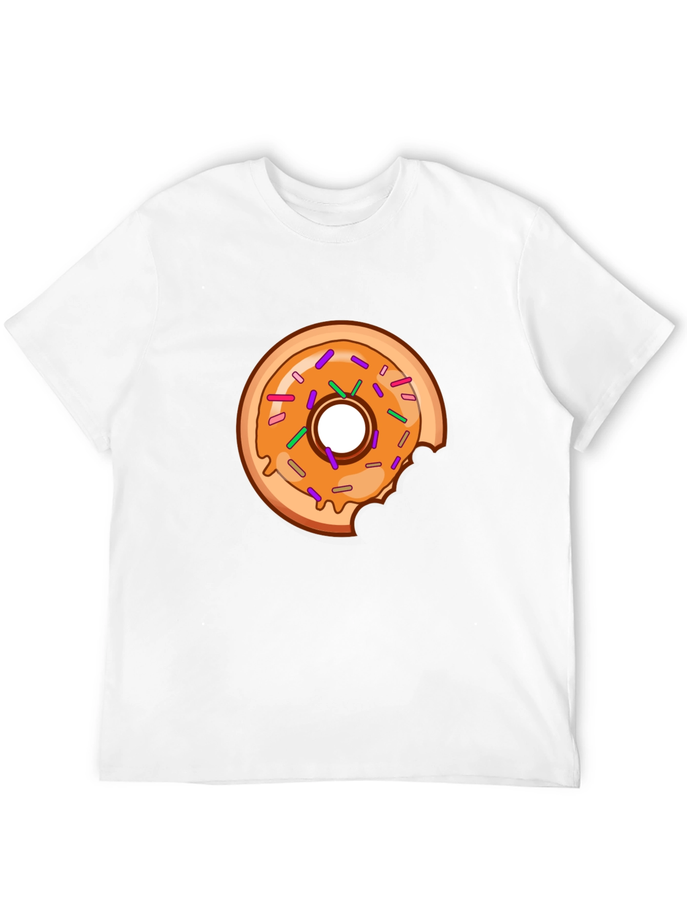 Donut Graphic T-Shirt - Casual Bite Tee