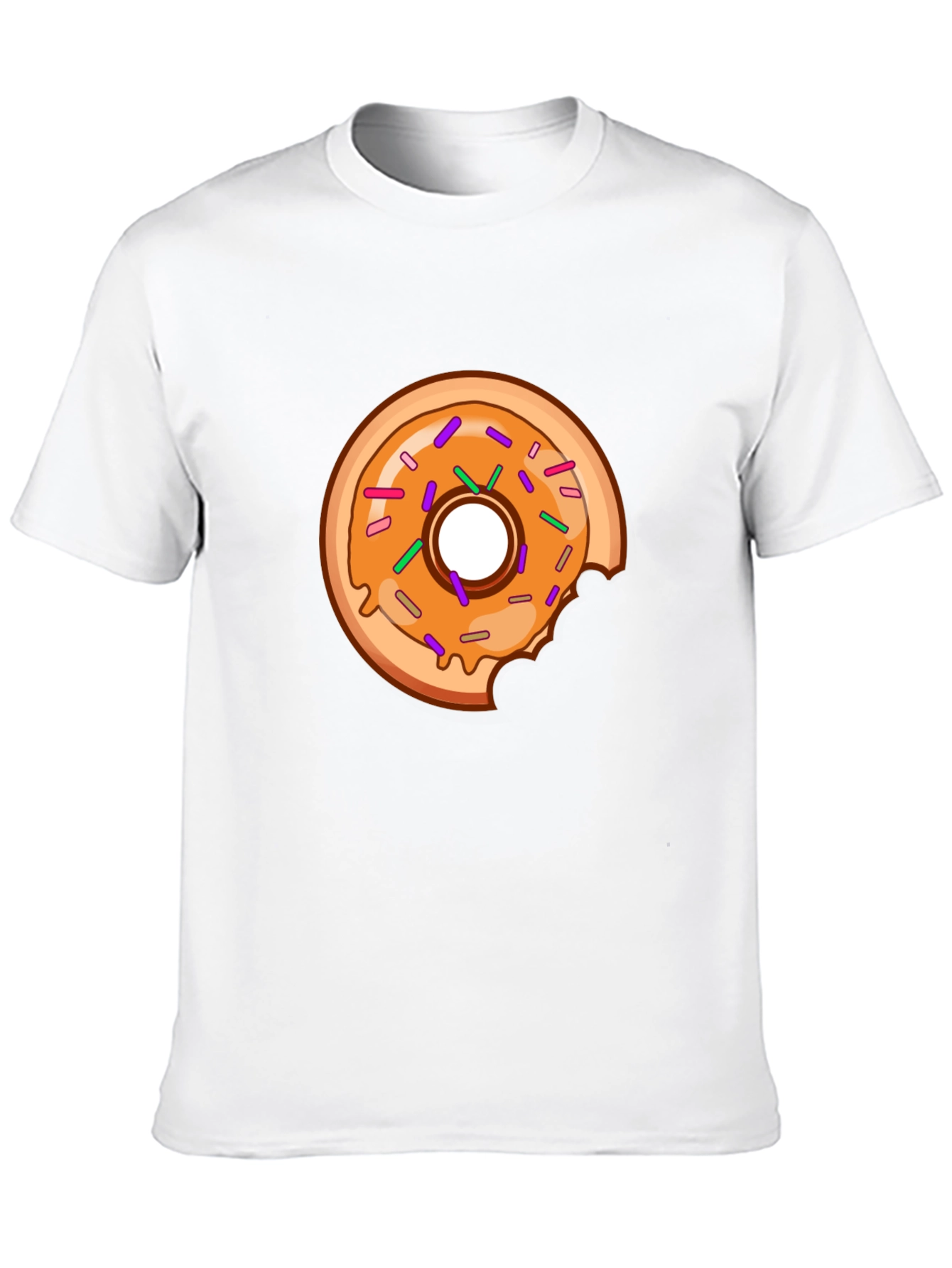 Donut Graphic T-Shirt - Casual Bite Tee