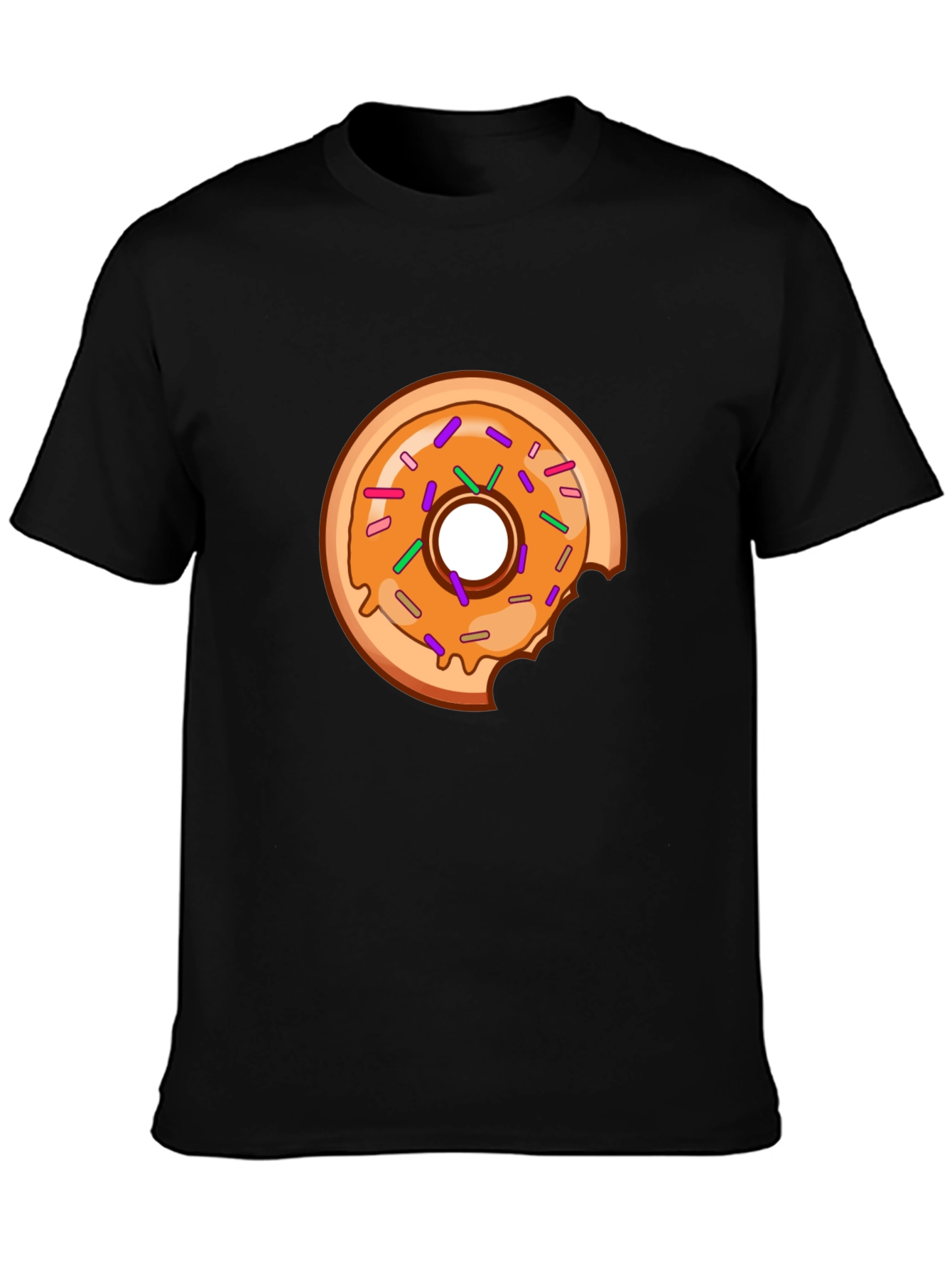Donut Graphic T-Shirt - Casual Bite Tee