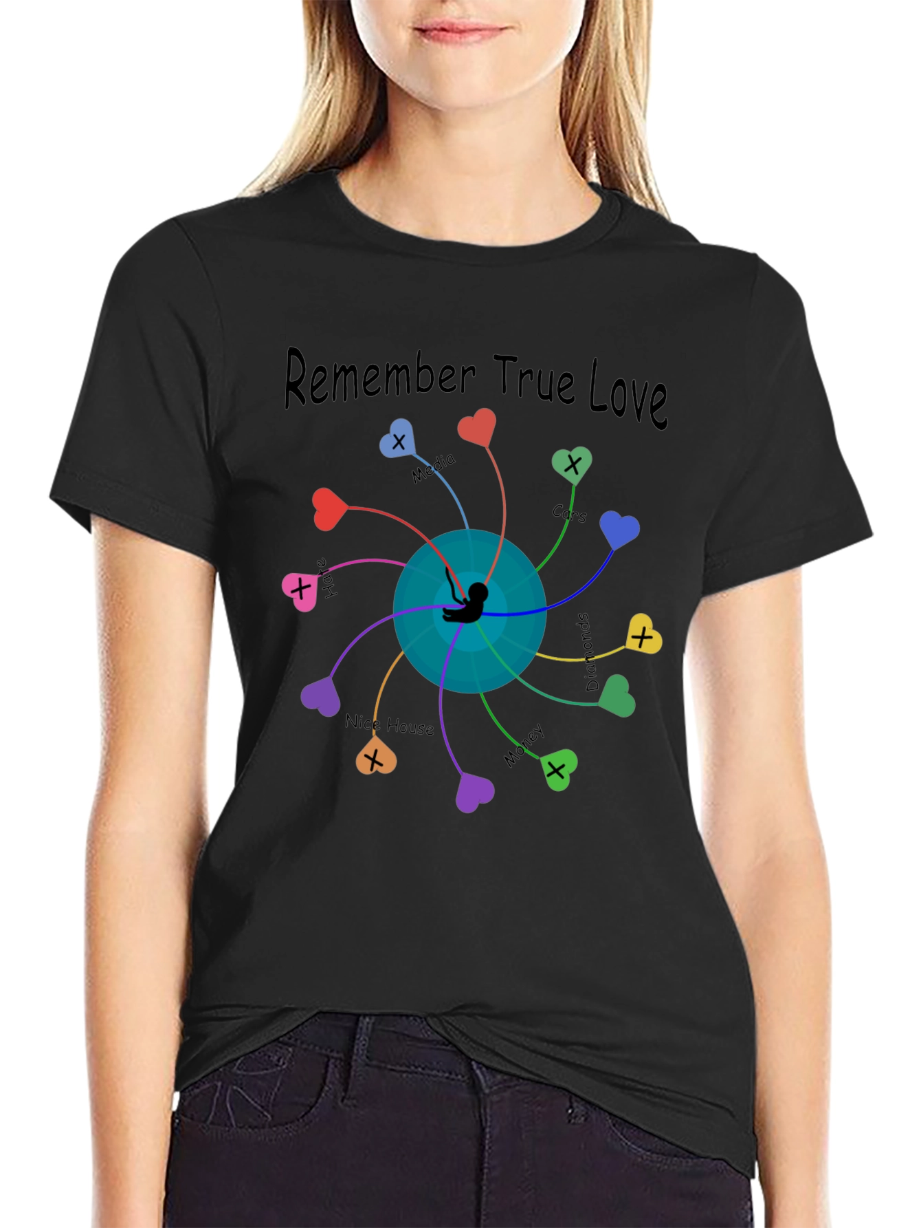 Remember True Love Graphic T-Shirt