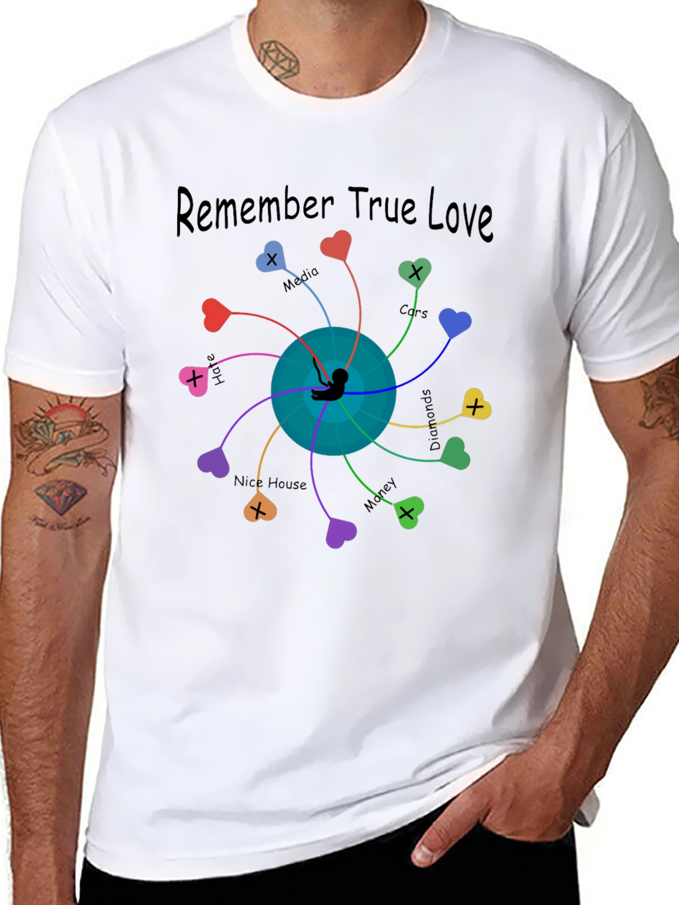 Remember True Love Graphic T-Shirt
