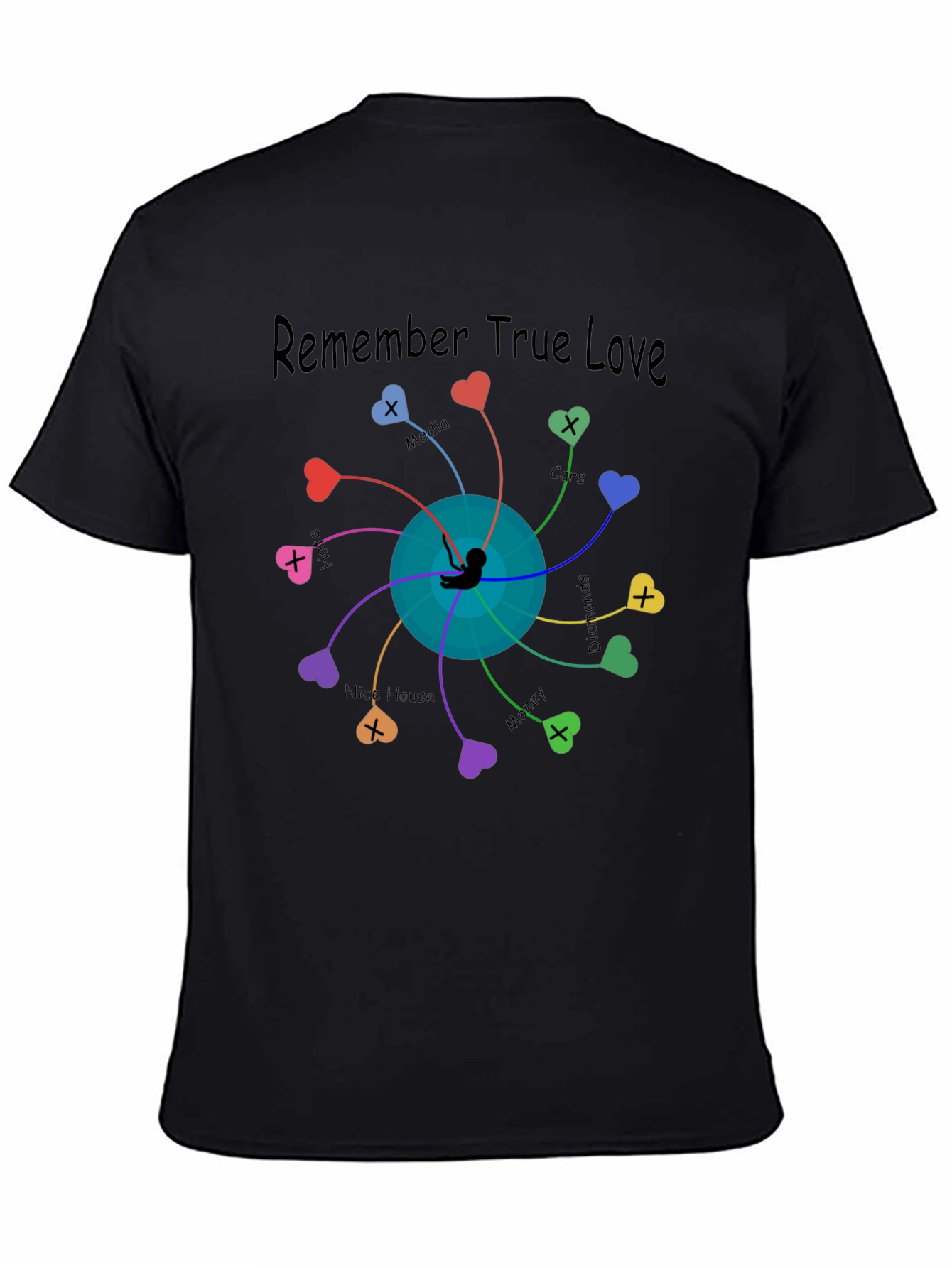 Remember True Love Graphic T-Shirt
