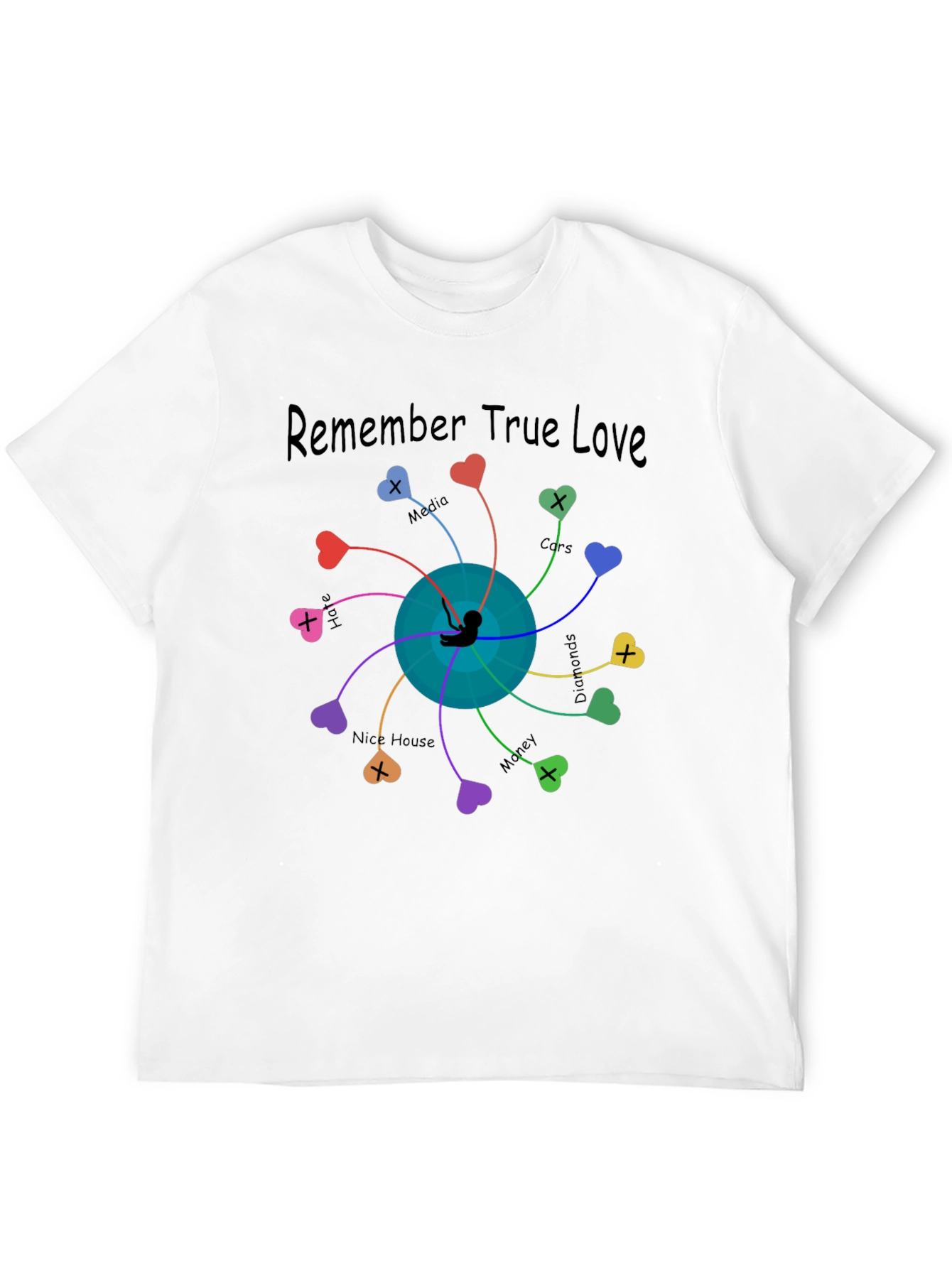 Remember True Love Graphic T-Shirt