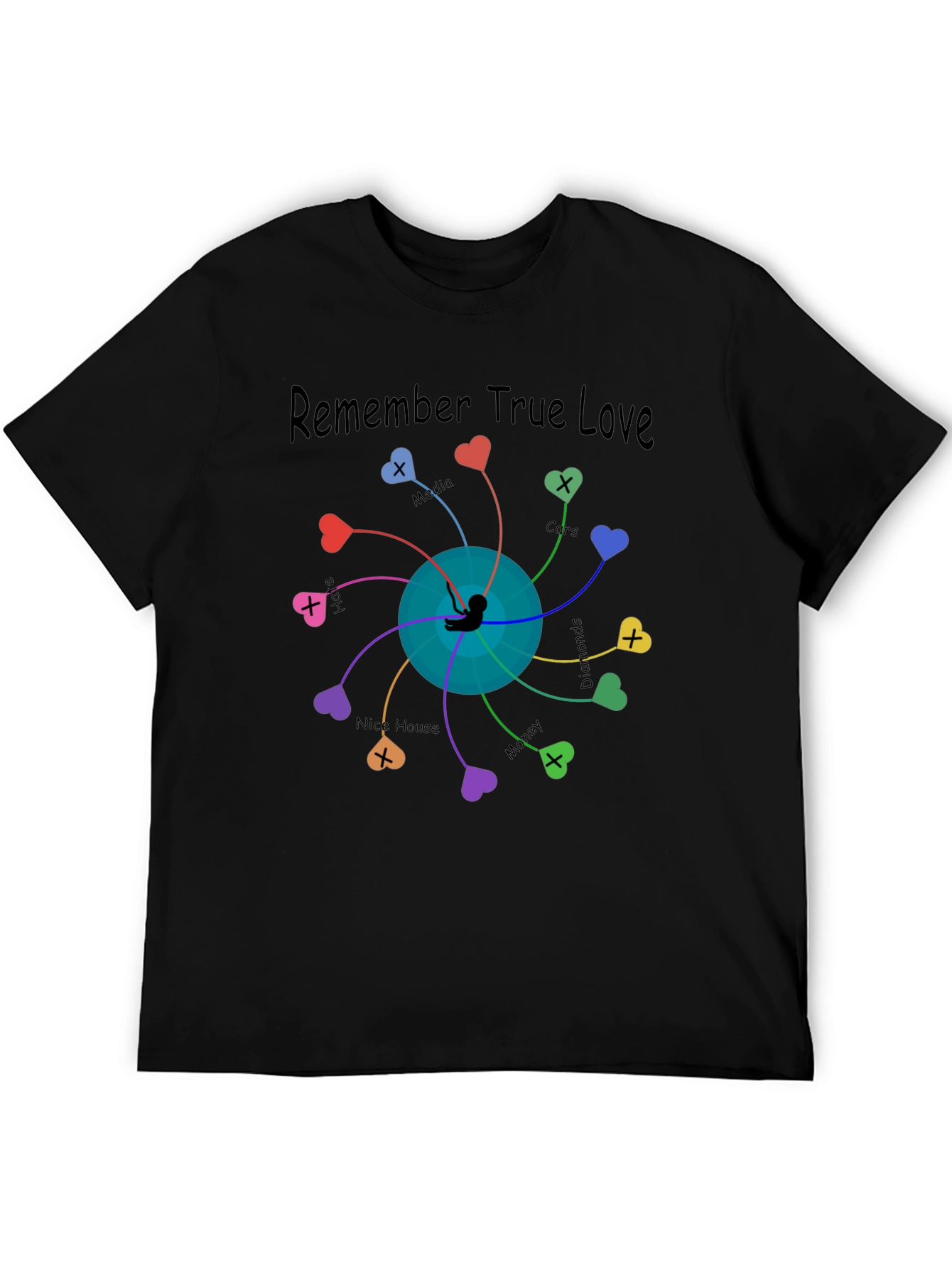 Remember True Love Graphic T-Shirt