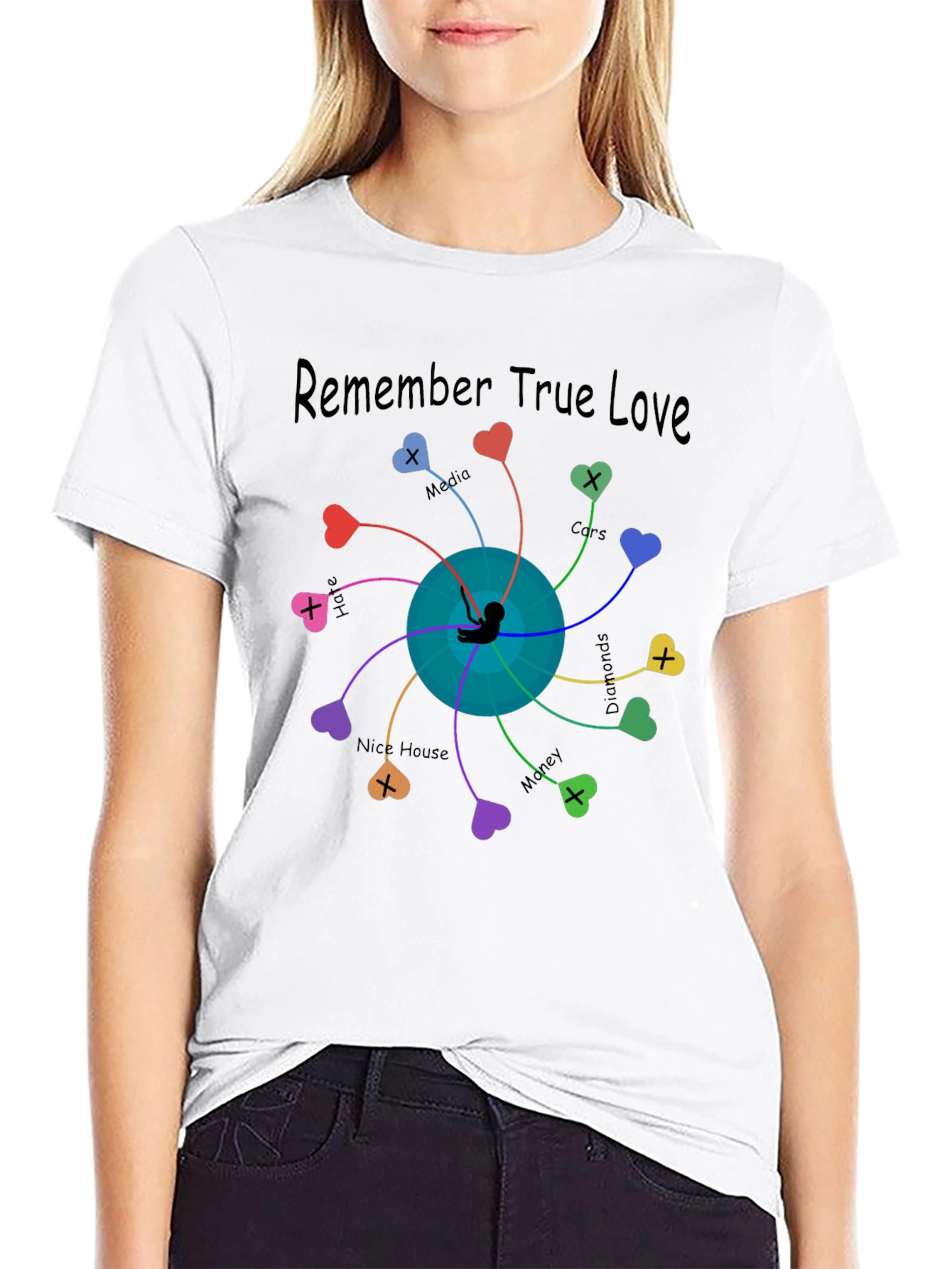 Remember True Love Graphic T-Shirt