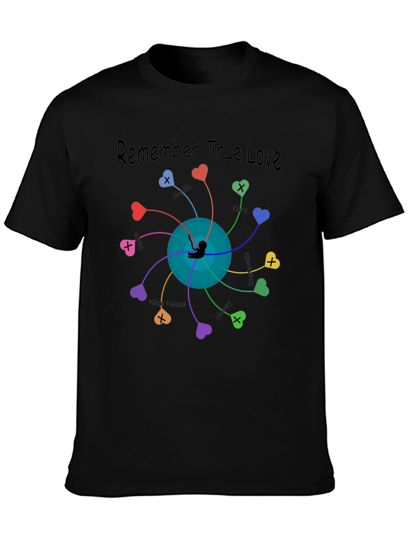 Remember True Love Graphic T-Shirt