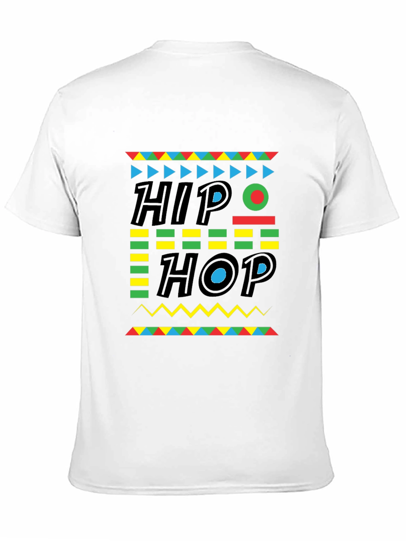 Retro Hip Hop Graphic Tee - Mens Black T-Shirt