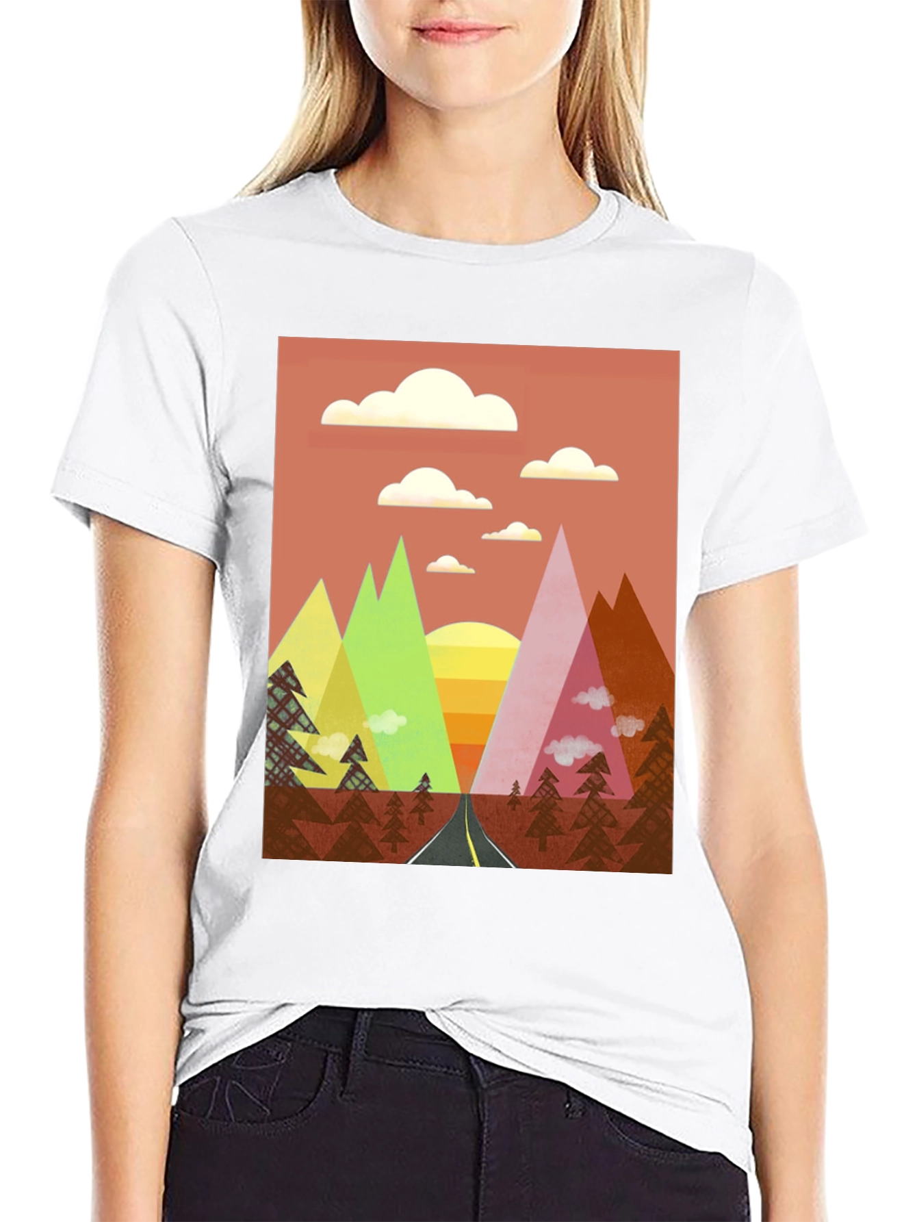 Mountains Road Trip Graphic Tee