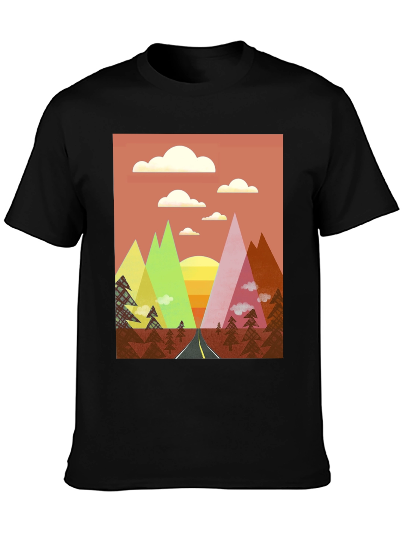 Mountains Road Trip Graphic Tee