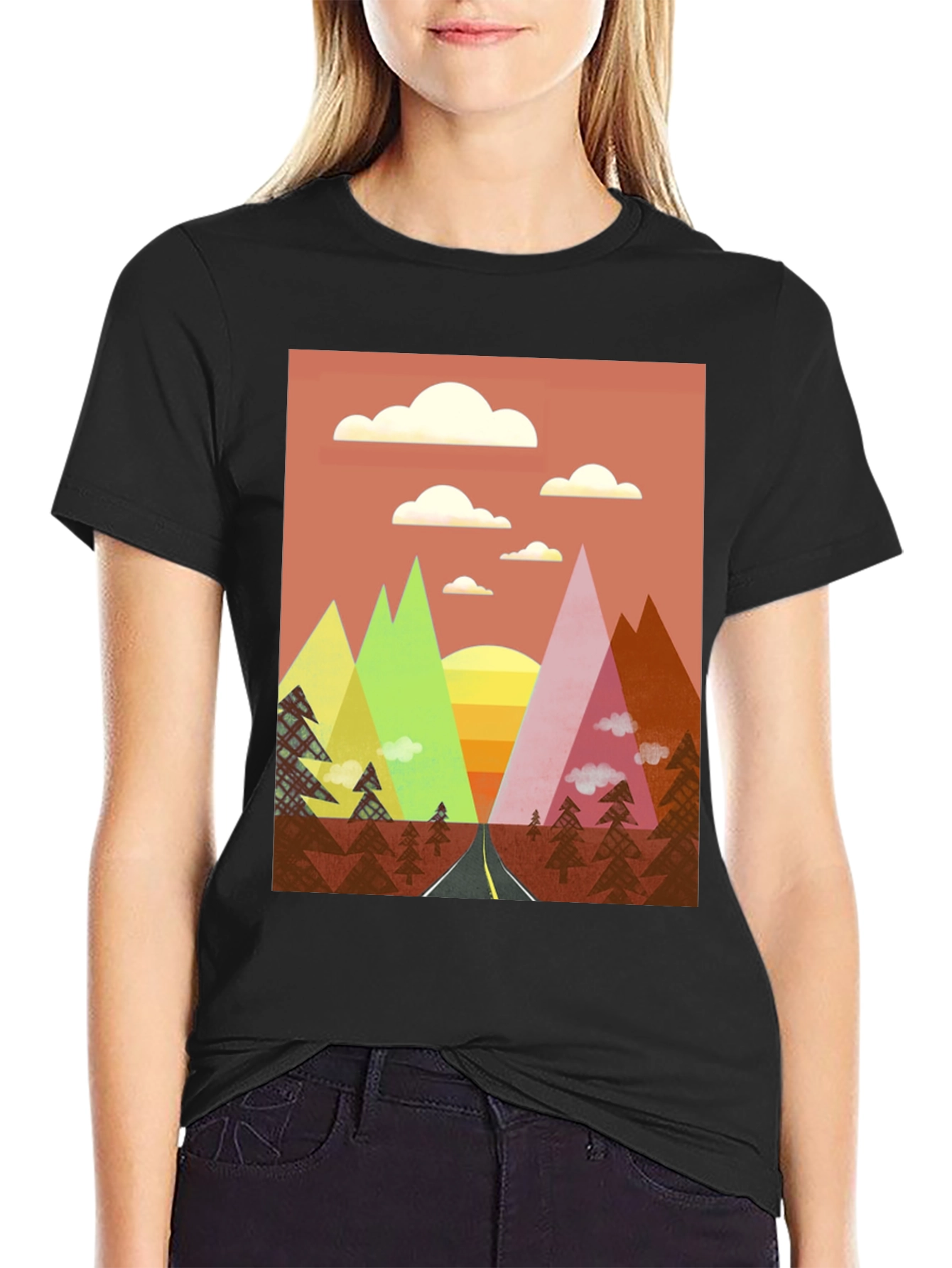 Mountains Road Trip Graphic Tee