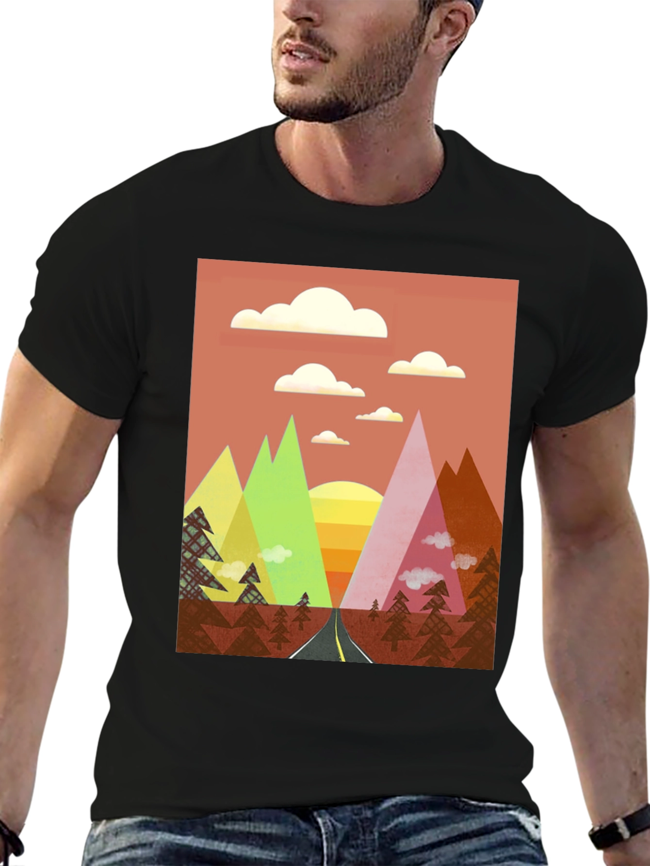 Mountains Road Trip Graphic Tee