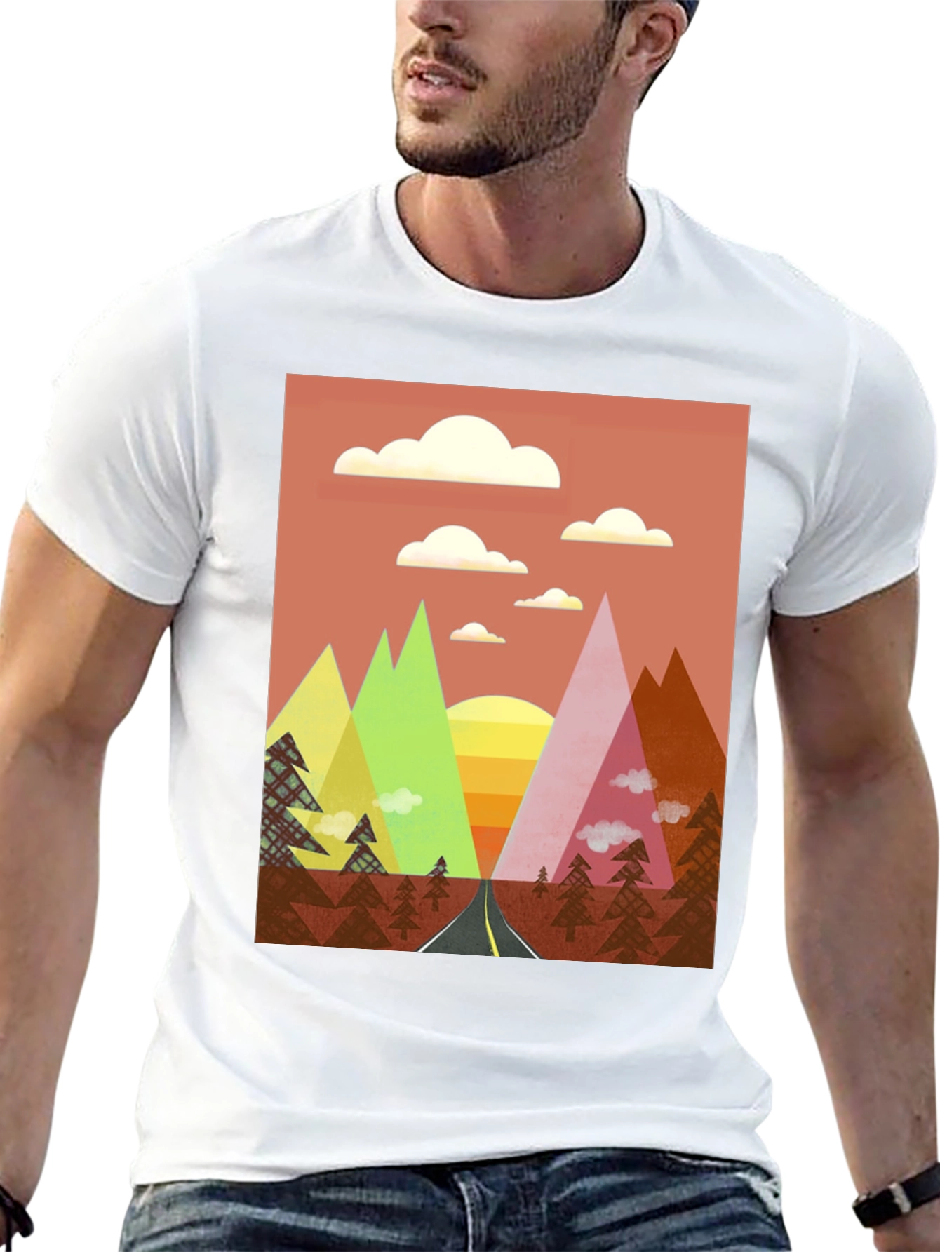 Mountains Road Trip Graphic Tee